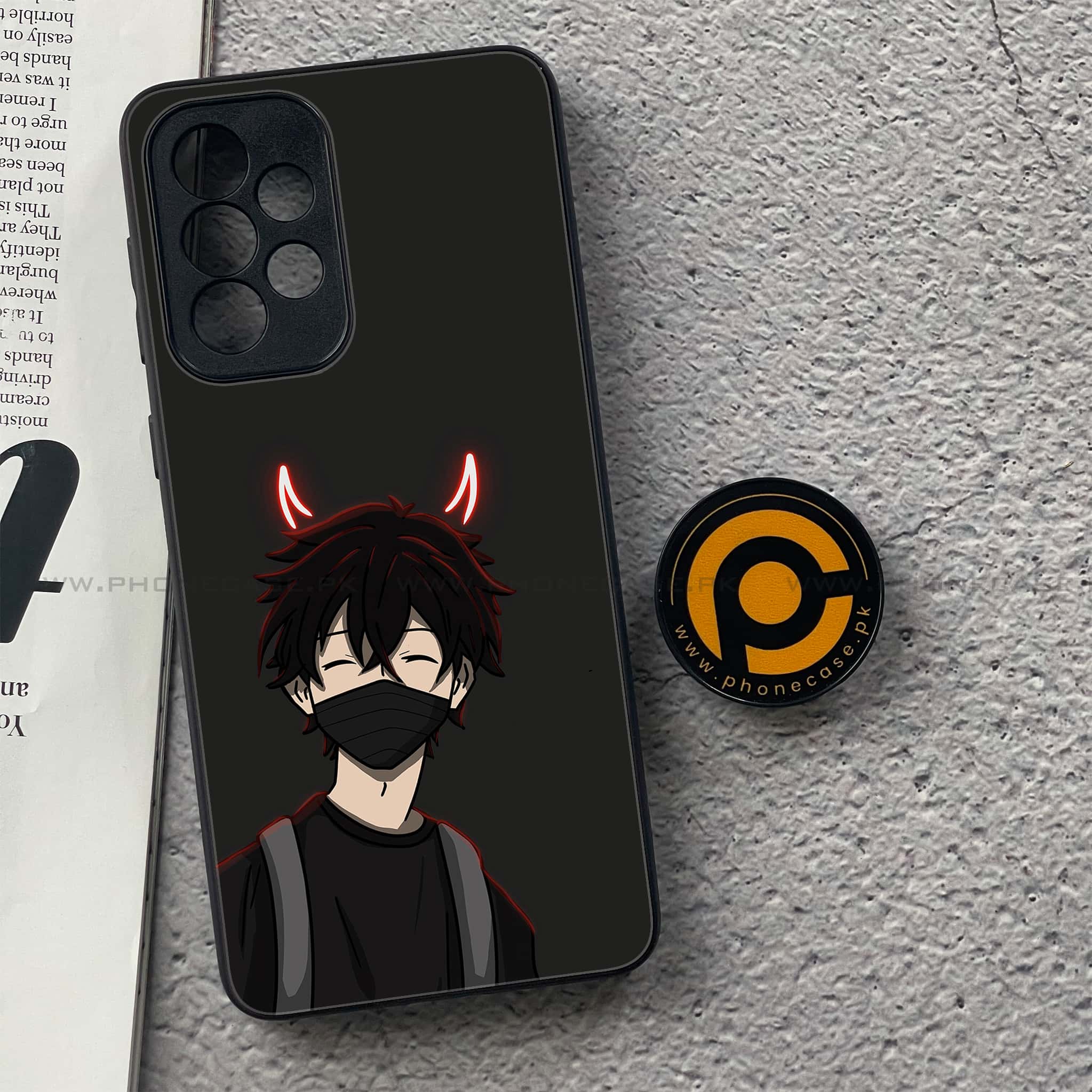 Samsung Galaxy A33- Anime Series - Premium Printed Glass soft Bumper shock Proof Case