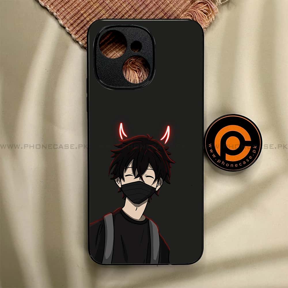 Tecno Spark 40C - Anime Series - Premium Metal Printed soft Bumper shock Proof Case