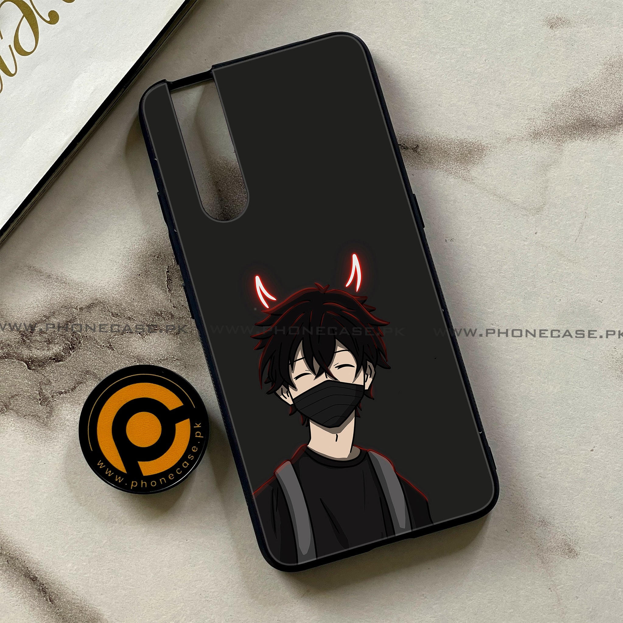 Vivo V15 Pro - Anime Series - Premium Printed Glass soft Bumper shock Proof Case