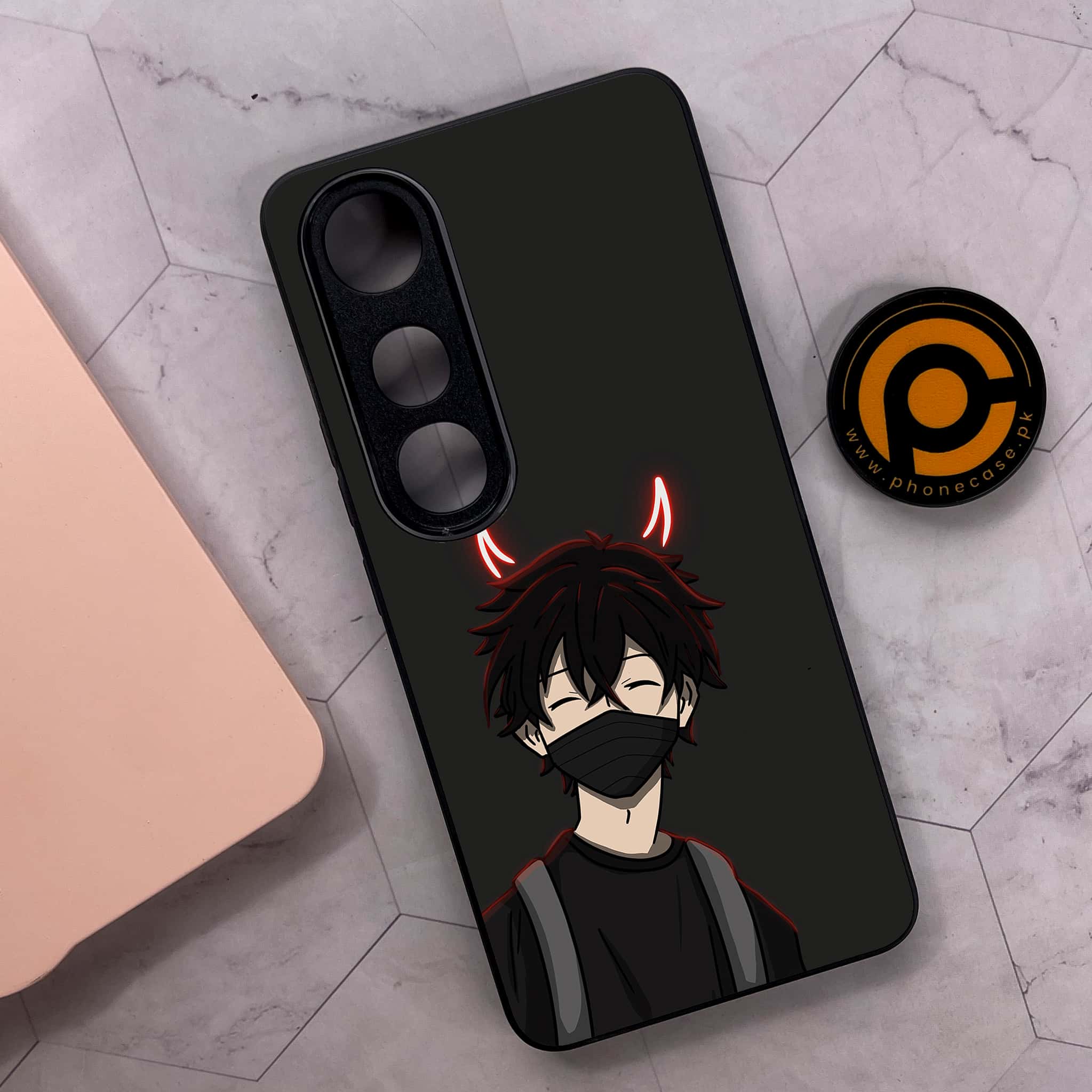 Vivo V50 Lite - Anime Series - Premium Metal Printed soft Bumper shock Proof Case