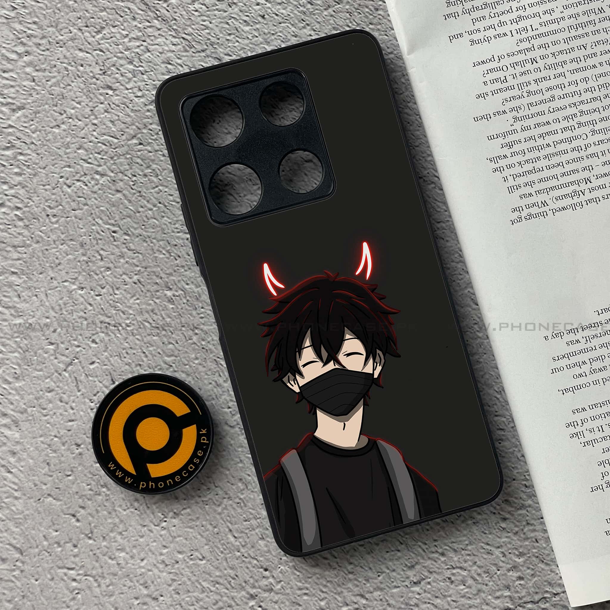 Infinix Note 30 Pro - Anime Series - Premium Metal Printed soft Bumper shock Proof Case