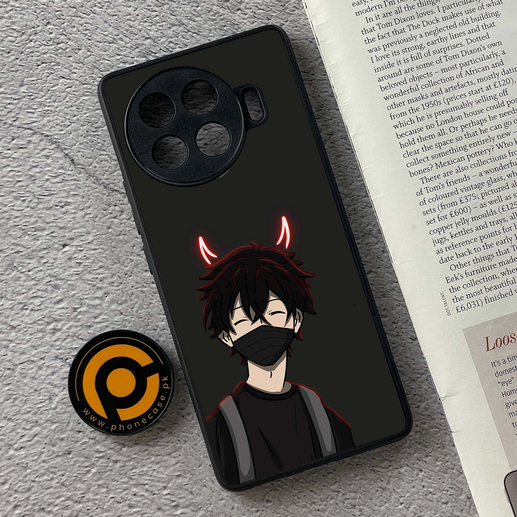 Tecno Spark 20 pro plus - Anime Series - Premium Metal Printed soft Bumper shock Proof Case