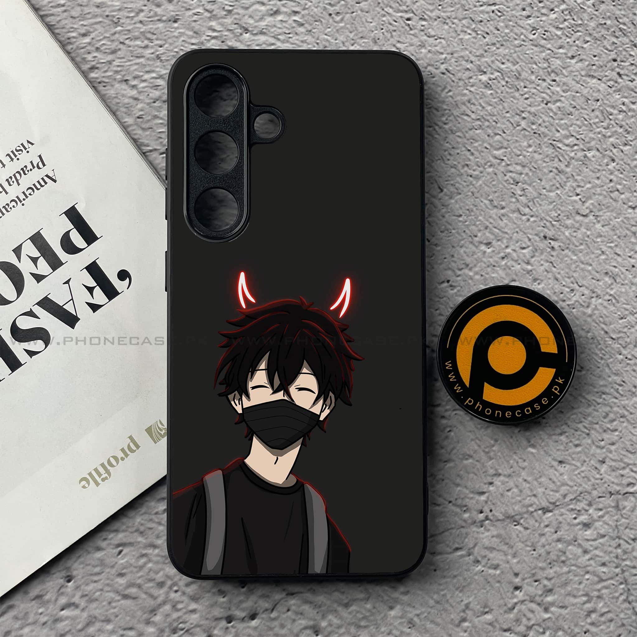 Samsung Galaxy S25 FE - Anime Series - Premium Metal Printed soft Bumper shock Proof Case