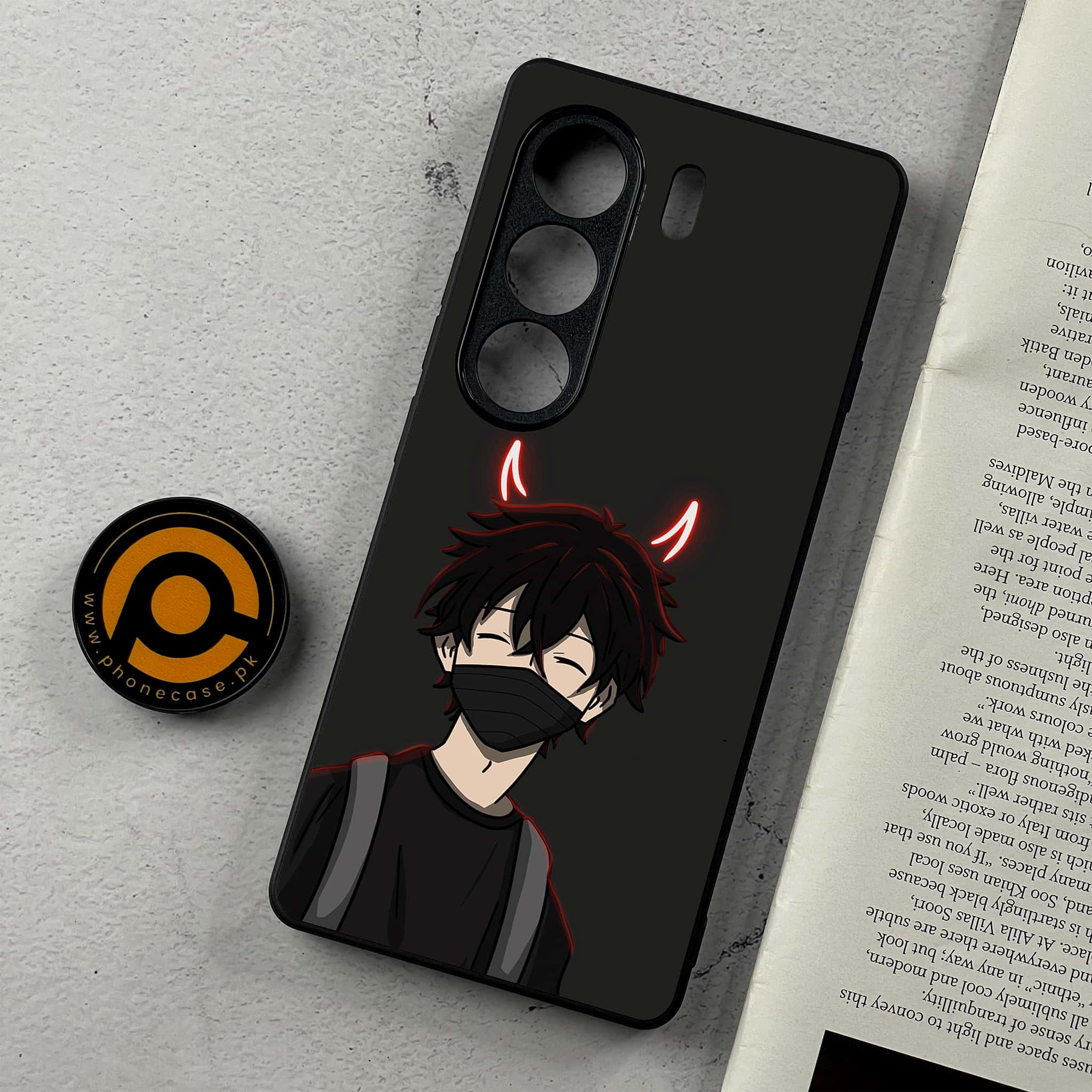 Tecno Camon 40 - Anime Series - Premium Metal Printed Soft Bumper Shockproof Case