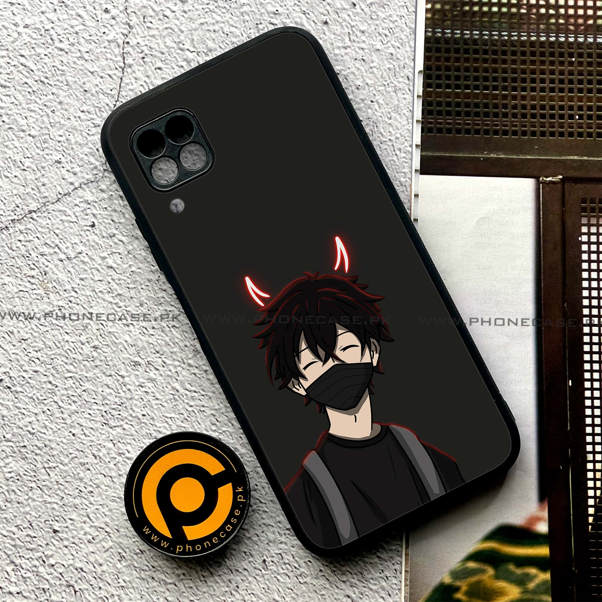 Huawei P40 Lite - Anime Series - Premium Printed Glass soft Bumper shock Proof Case