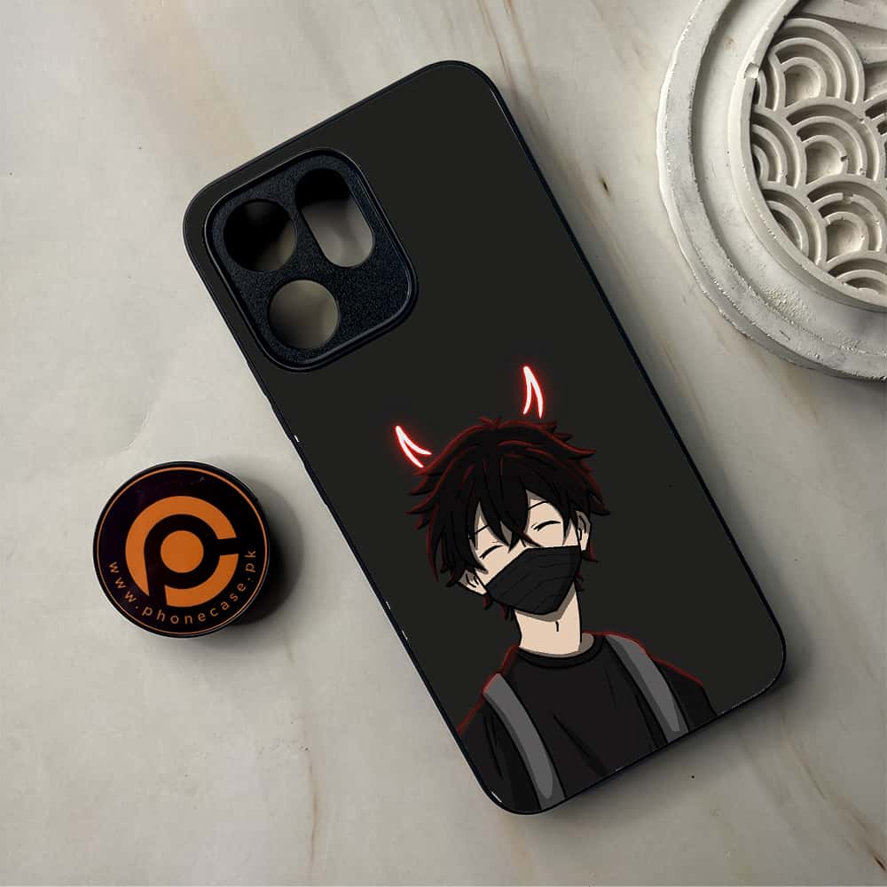 Oppo Reno 14F - Anime Series - Premium Metal Printed Soft Bumper Shockproof Case