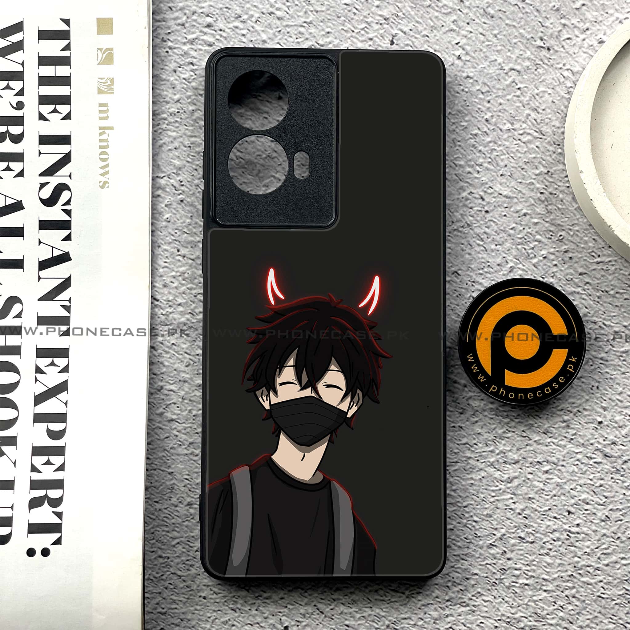 Moto G85 - Anime Series - Premium Printed Glass soft Bumper shock Proof Case