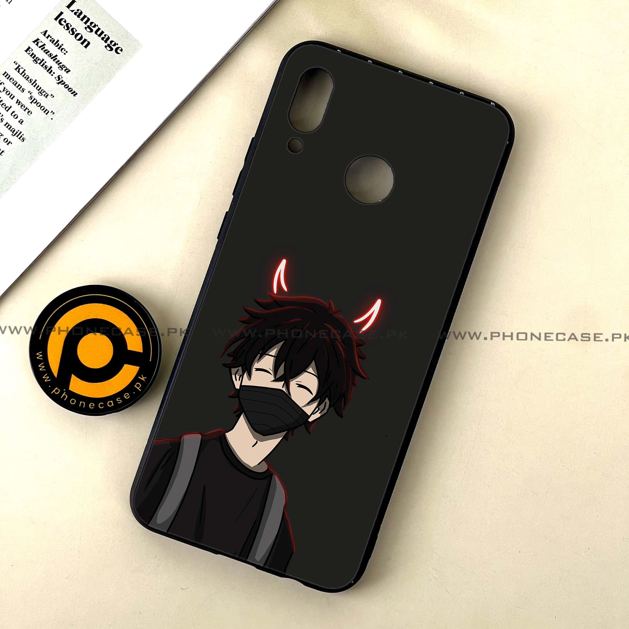 Huawei Nova 3 - Anime Series - Premium Printed Glass soft Bumper shock Proof Case