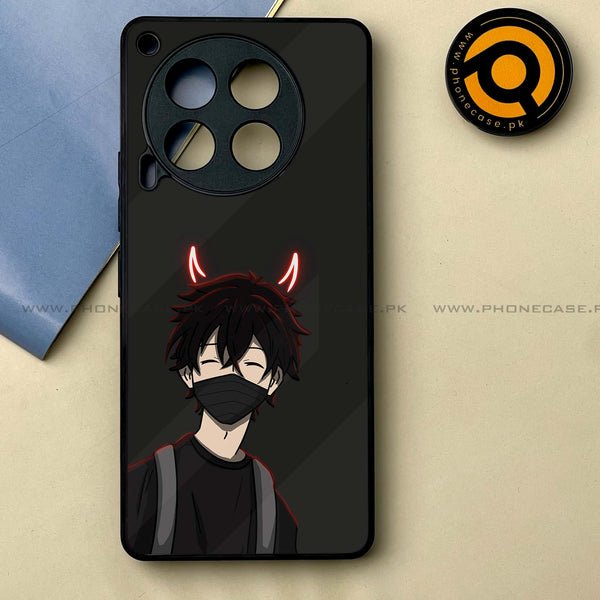 Tecno Camon 30 - Anime Design 7-  Premium Printed Metal soft Bumper shock Proof Case CS-27589