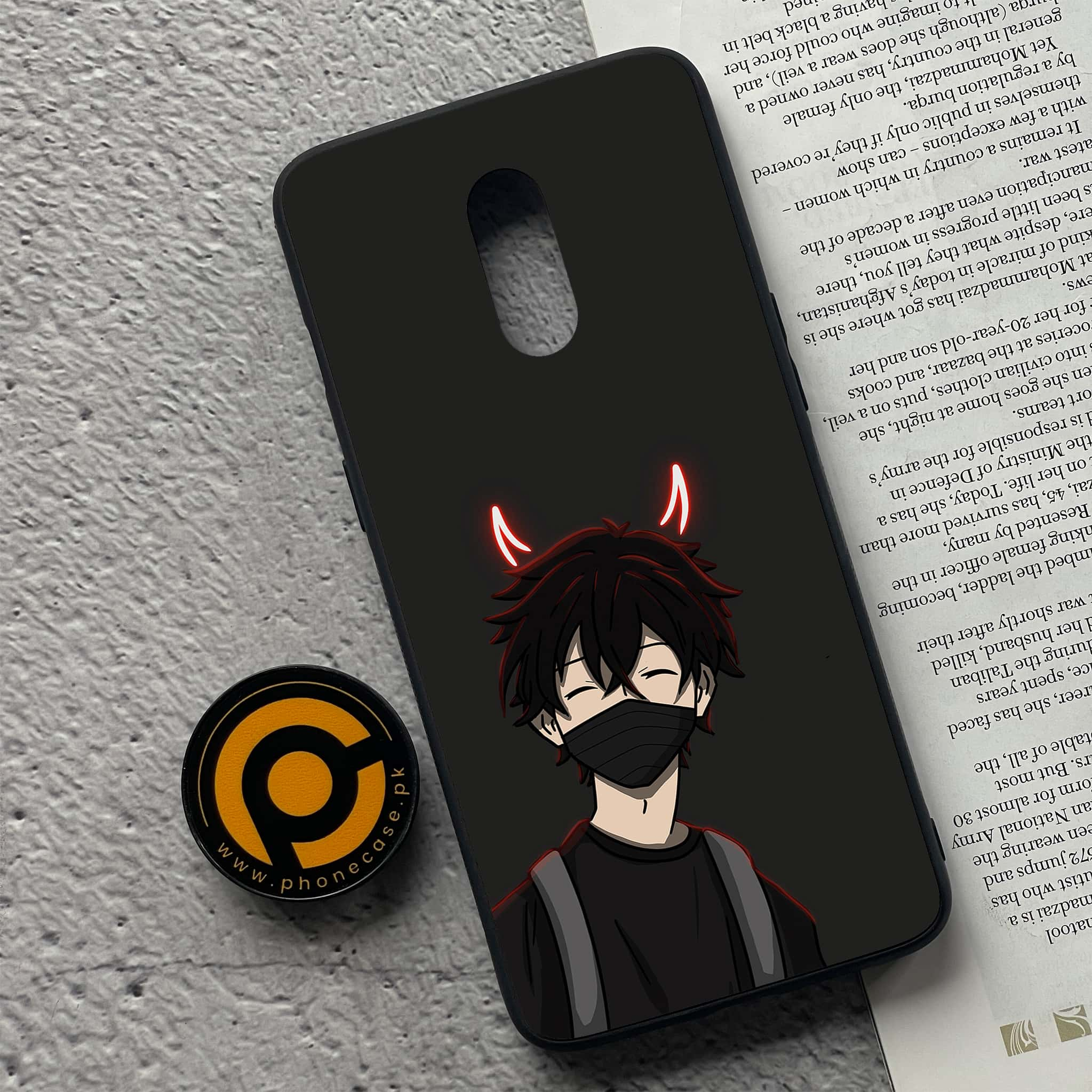 OnePlus 7 - Anime Series - Premium Printed Glass soft Bumper shock Proof Case