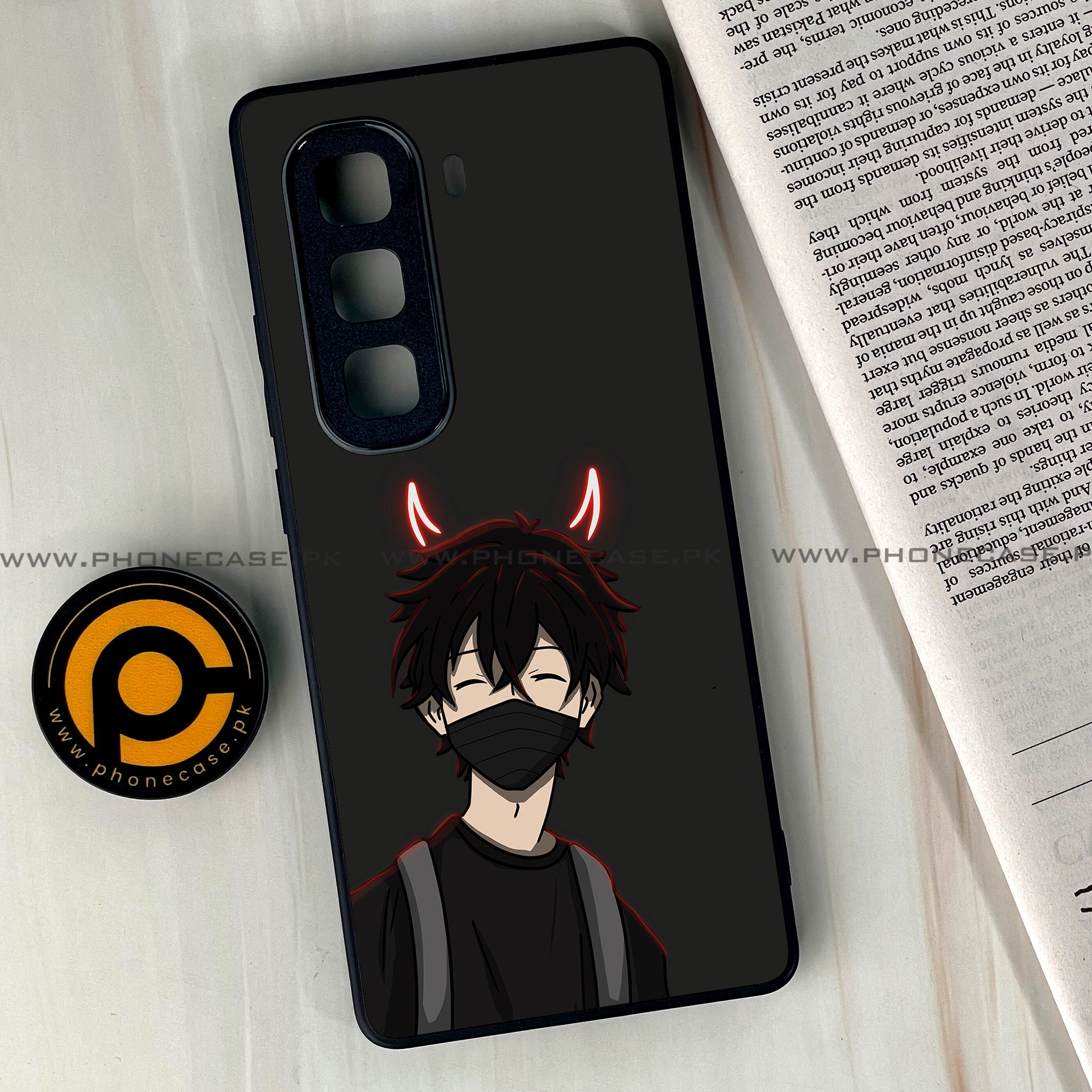 Infinix Hot 60 Pro Plus - Anime Series - Premium Metal Printed soft Bumper shock Proof Case