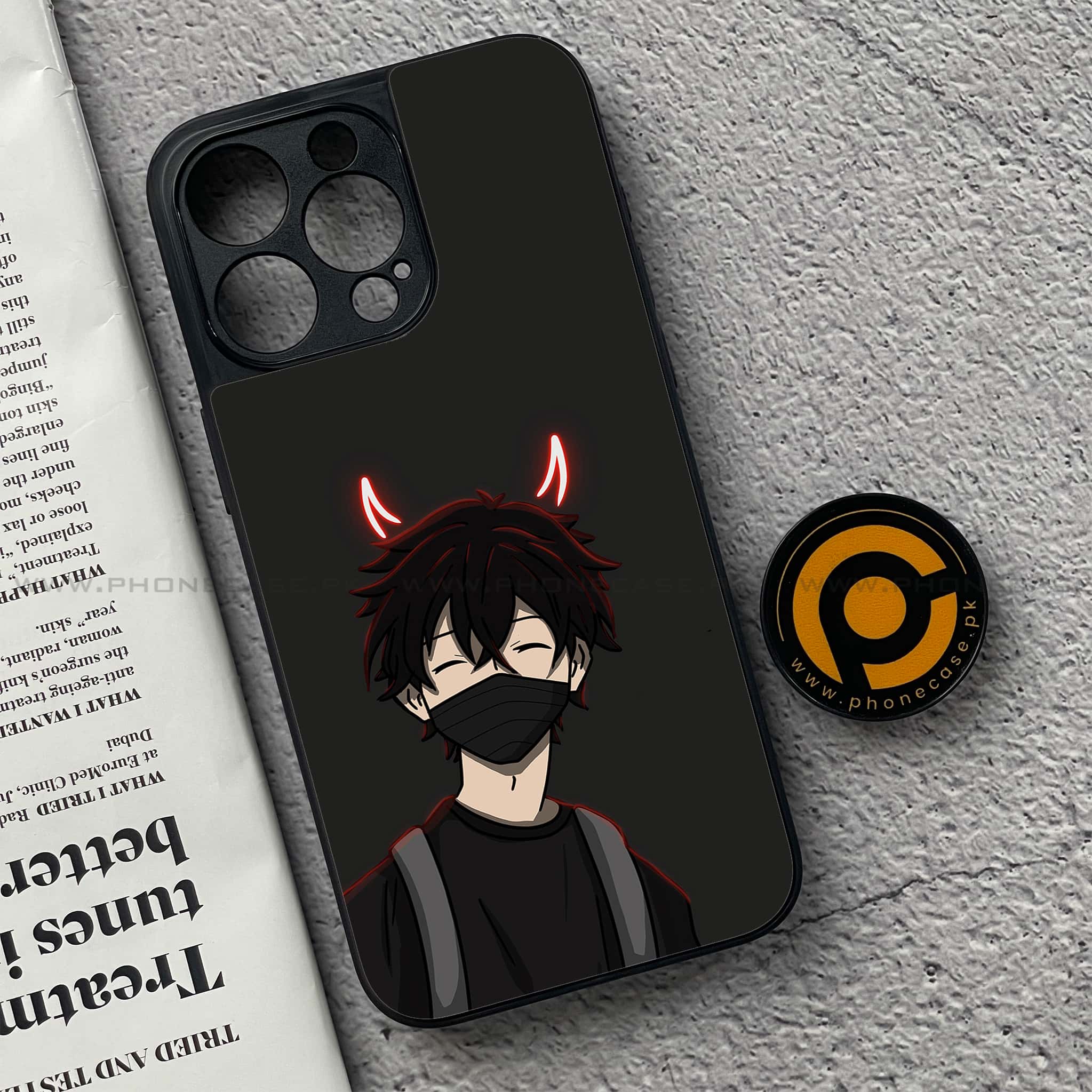 iPhone 15 Pro - Anime Series - Premium Metal Printed soft Bumper shock Proof Case