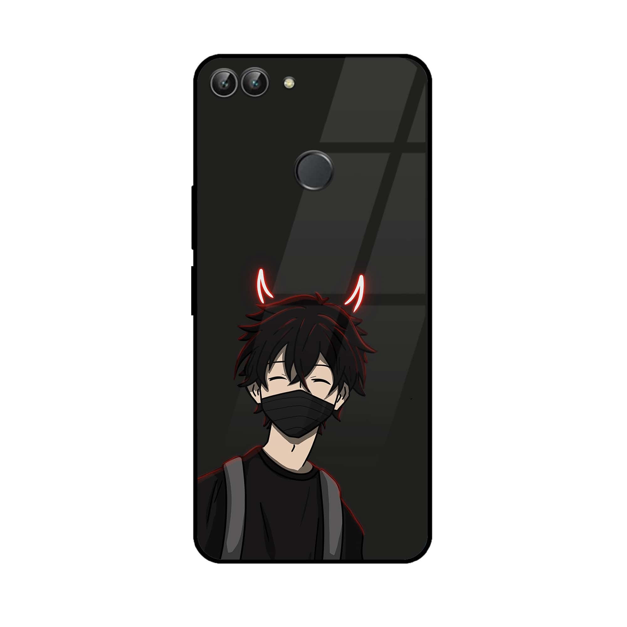 Huawei P Smart - Anime Series - Premium Printed Glass soft Bumper shock Proof Case