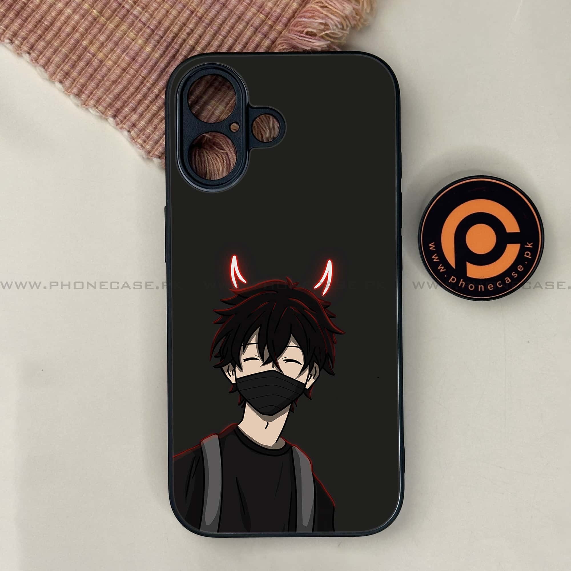 iPhone 17 - Anime Series - Premium Printed Glass soft Bumper shock Proof Case