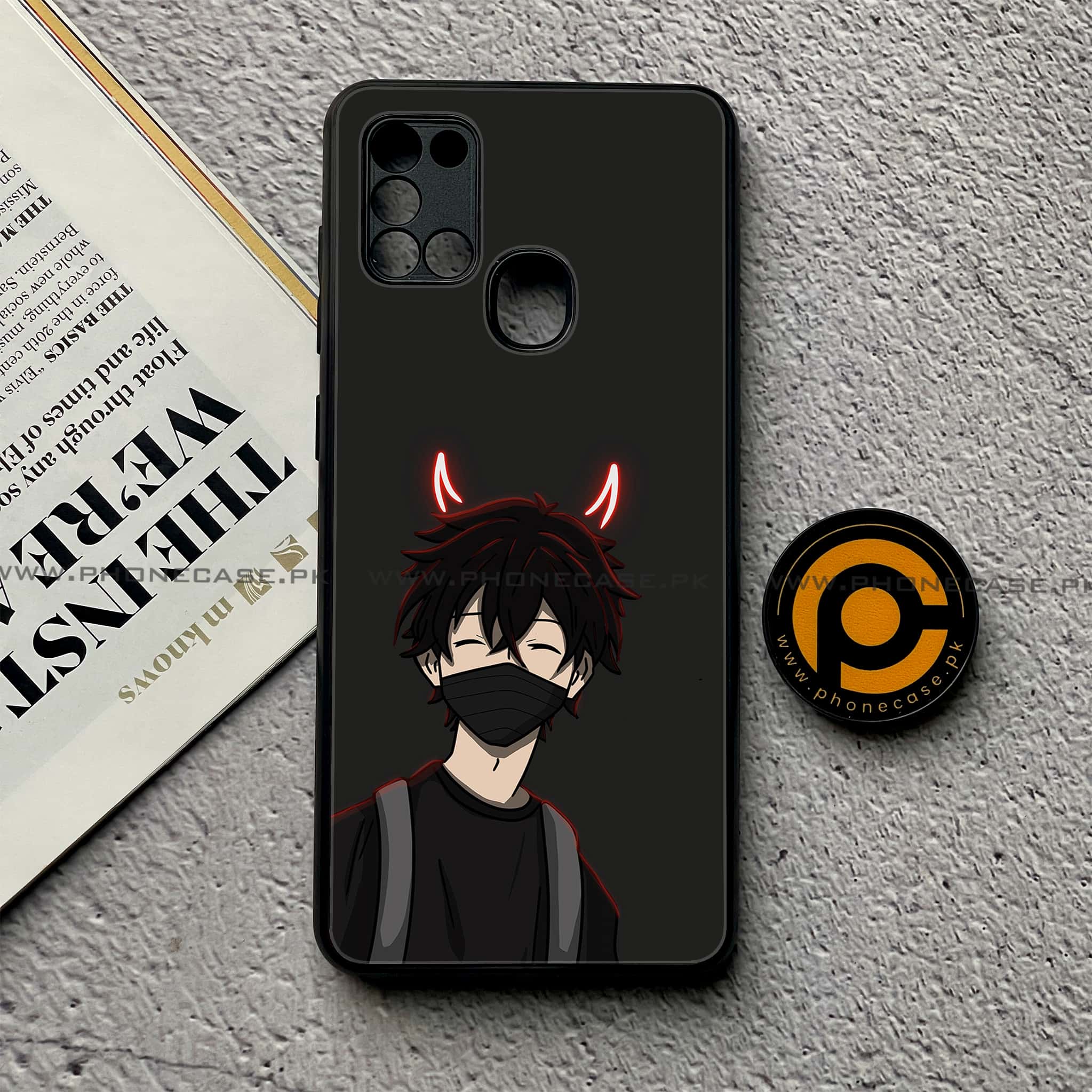 Samsung Galaxy A21s - Anime Series - Premium Printed Glass soft Bumper shock Proof Case