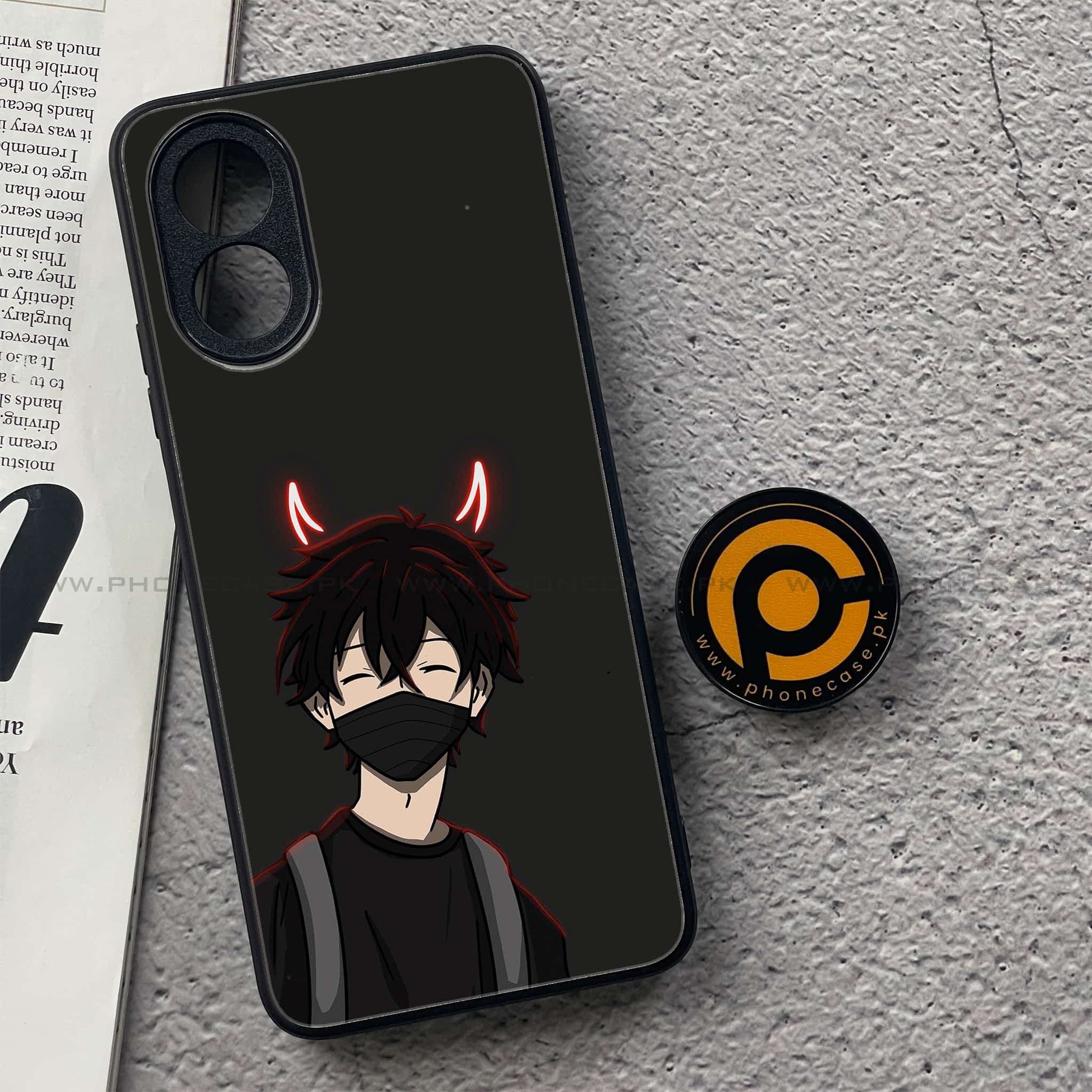 Oppo A38 4G - Anime Series - Premium Printed Metal soft Bumper shock Proof Case