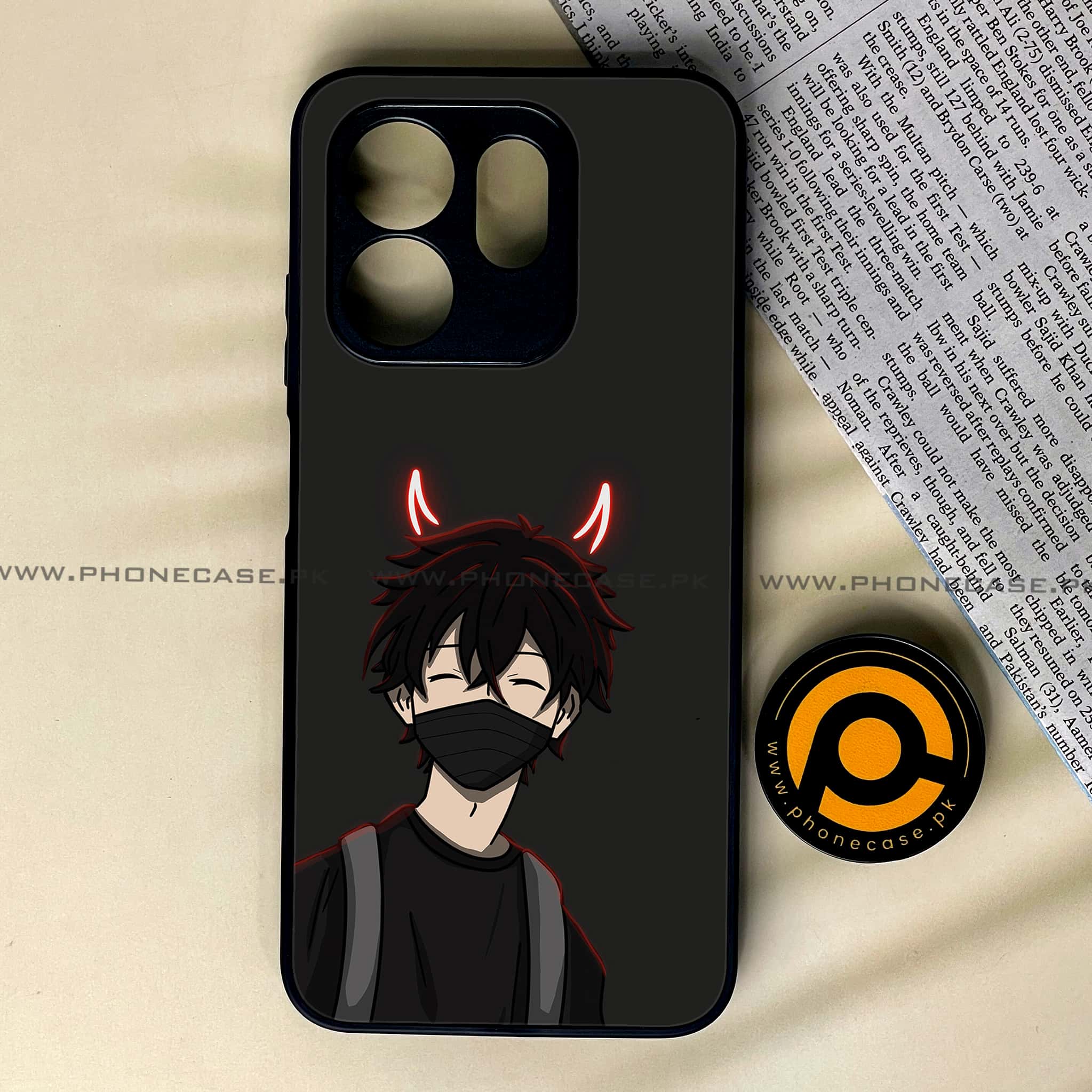 Infinix Smart 9 HD - Anime Series - Premium Metal Printed soft Bumper shock Proof Case