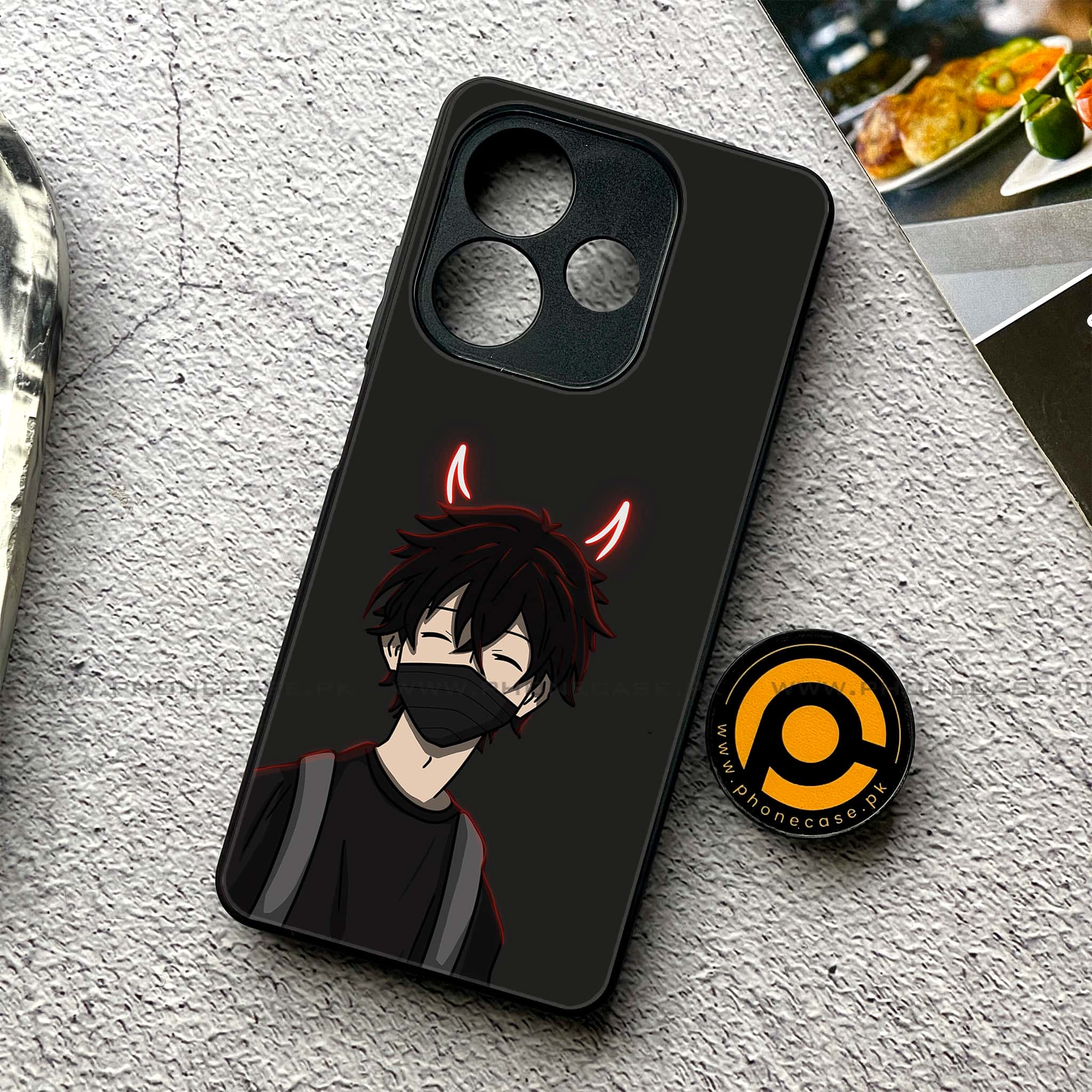 Oppo A5 Pro - Anime Series - Premium Metal Printed soft Bumper shock Proof Case