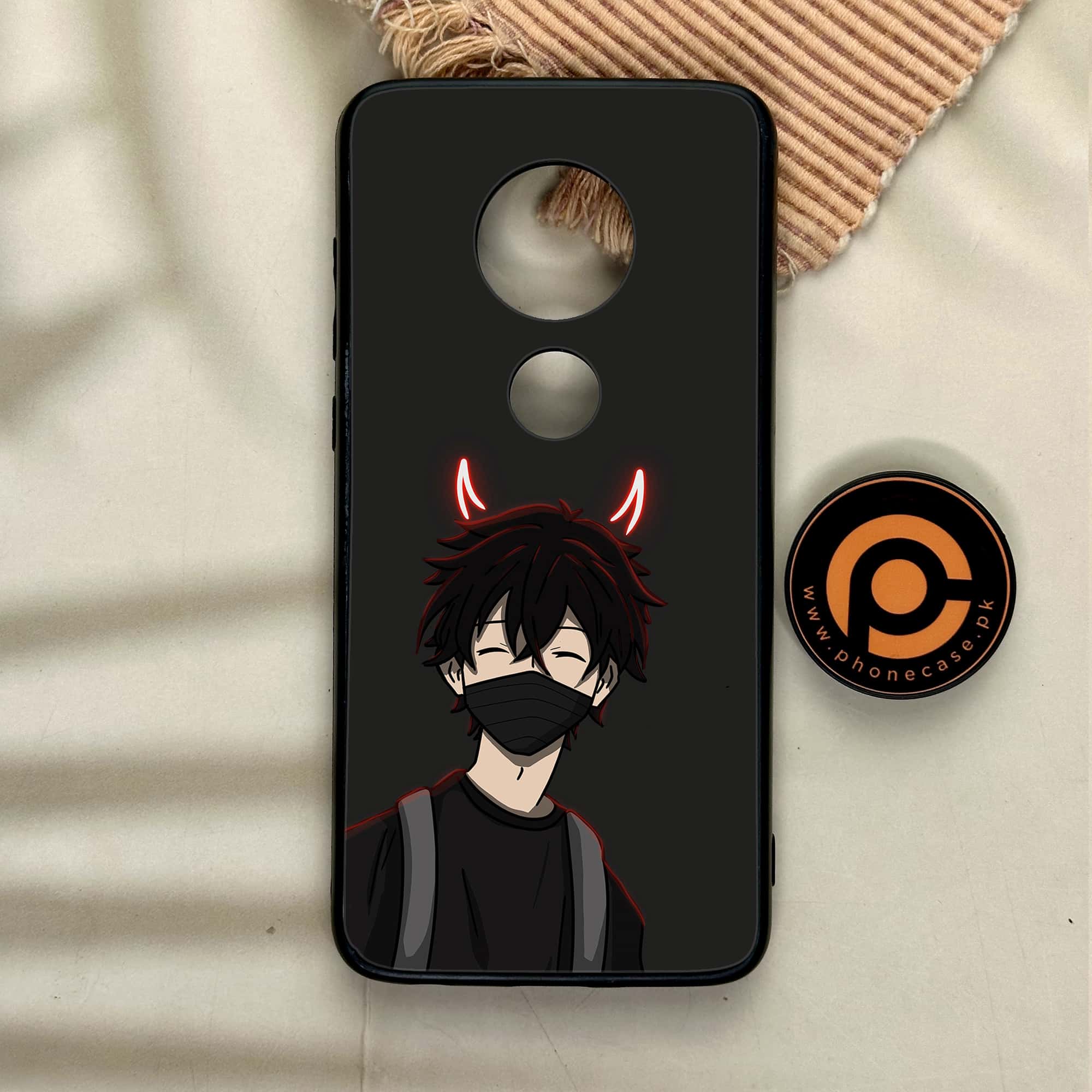 Moto G7 - Anime Series - Premium Printed Glass soft Bumper shock Proof Case