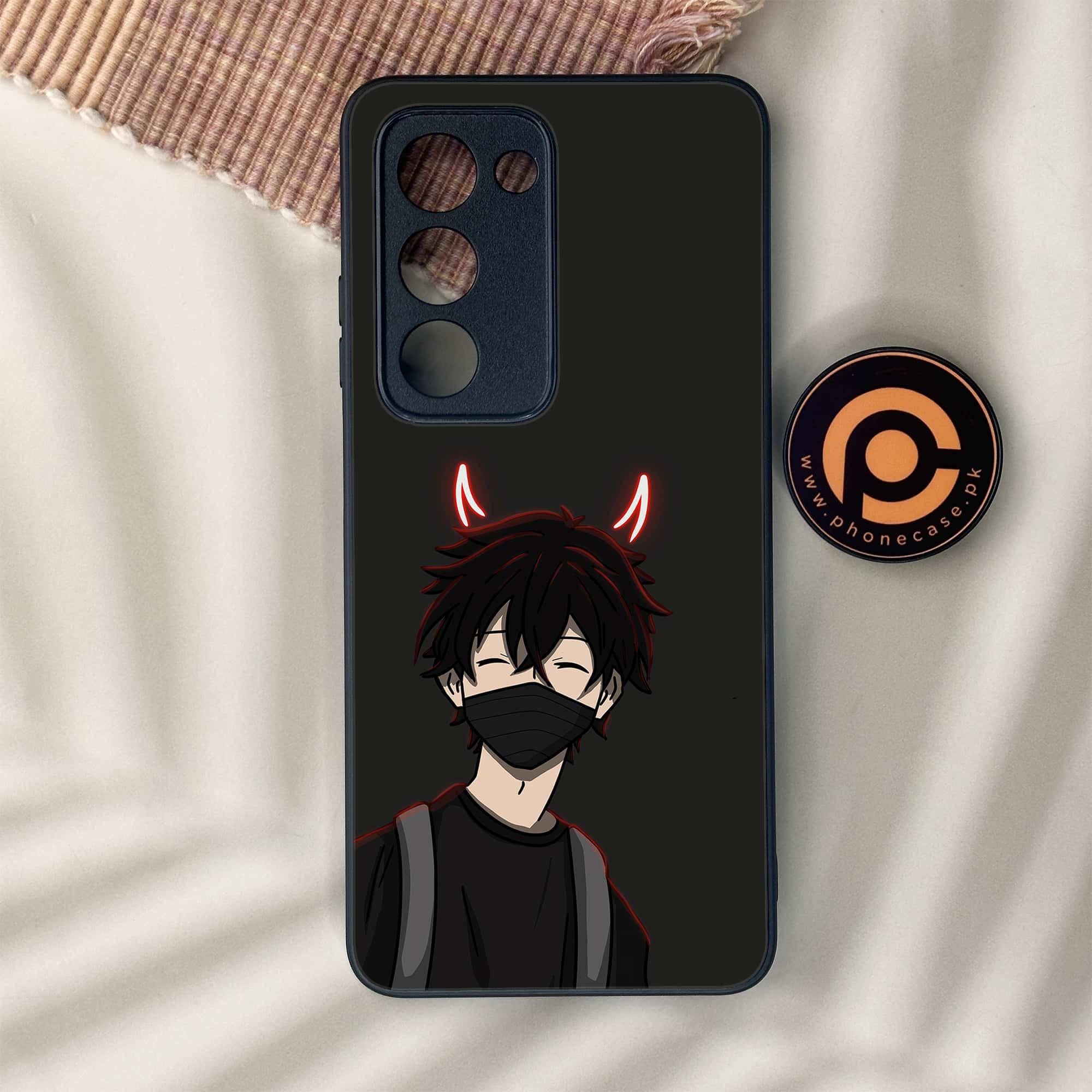 Oppo A5 2025 - Anime Series - Premium Metal Printed soft Bumper shock Proof Case