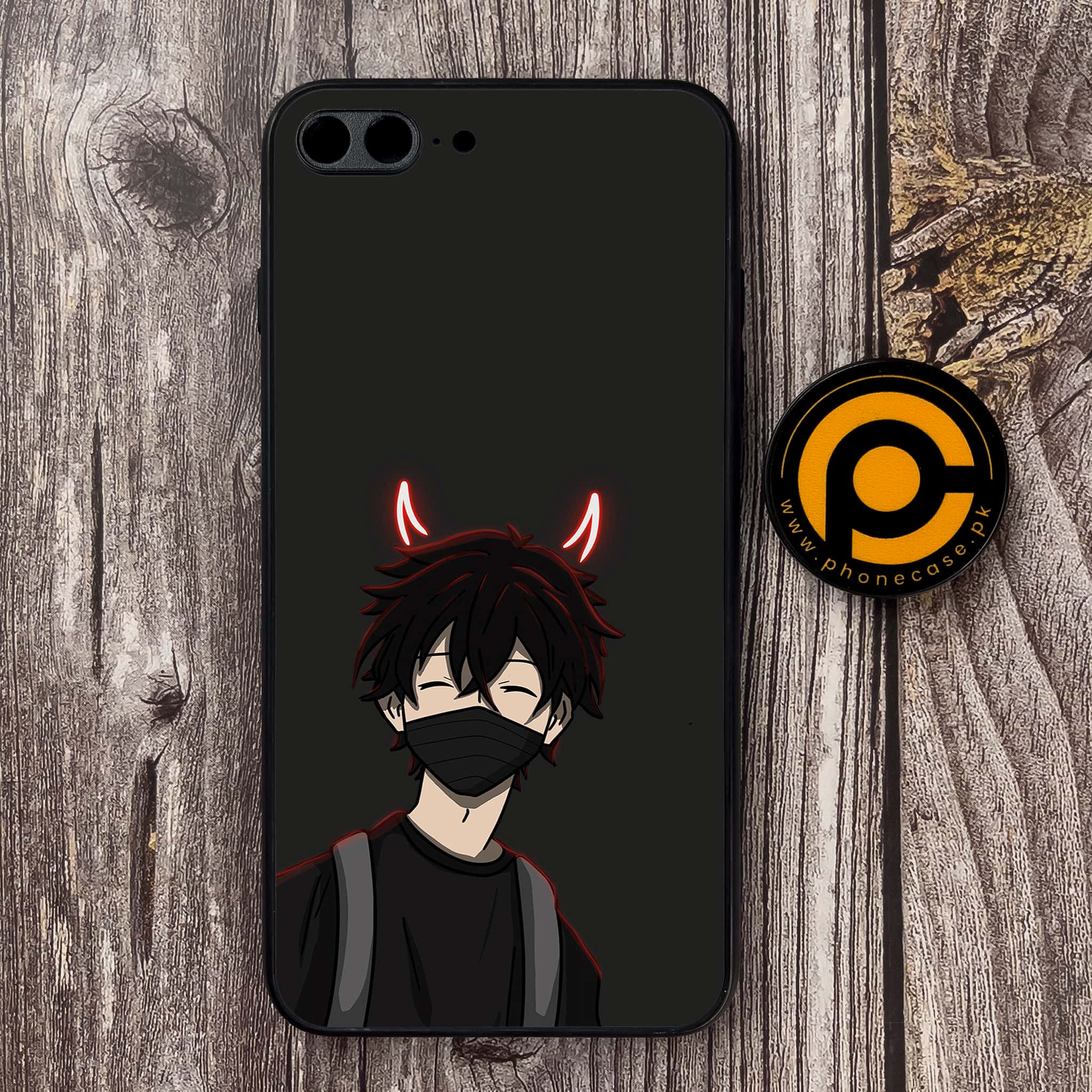 iPhone 7 Plus/ 8 Plus - Anime Series - Premium Metal Printed soft Bumper shock Proof Case