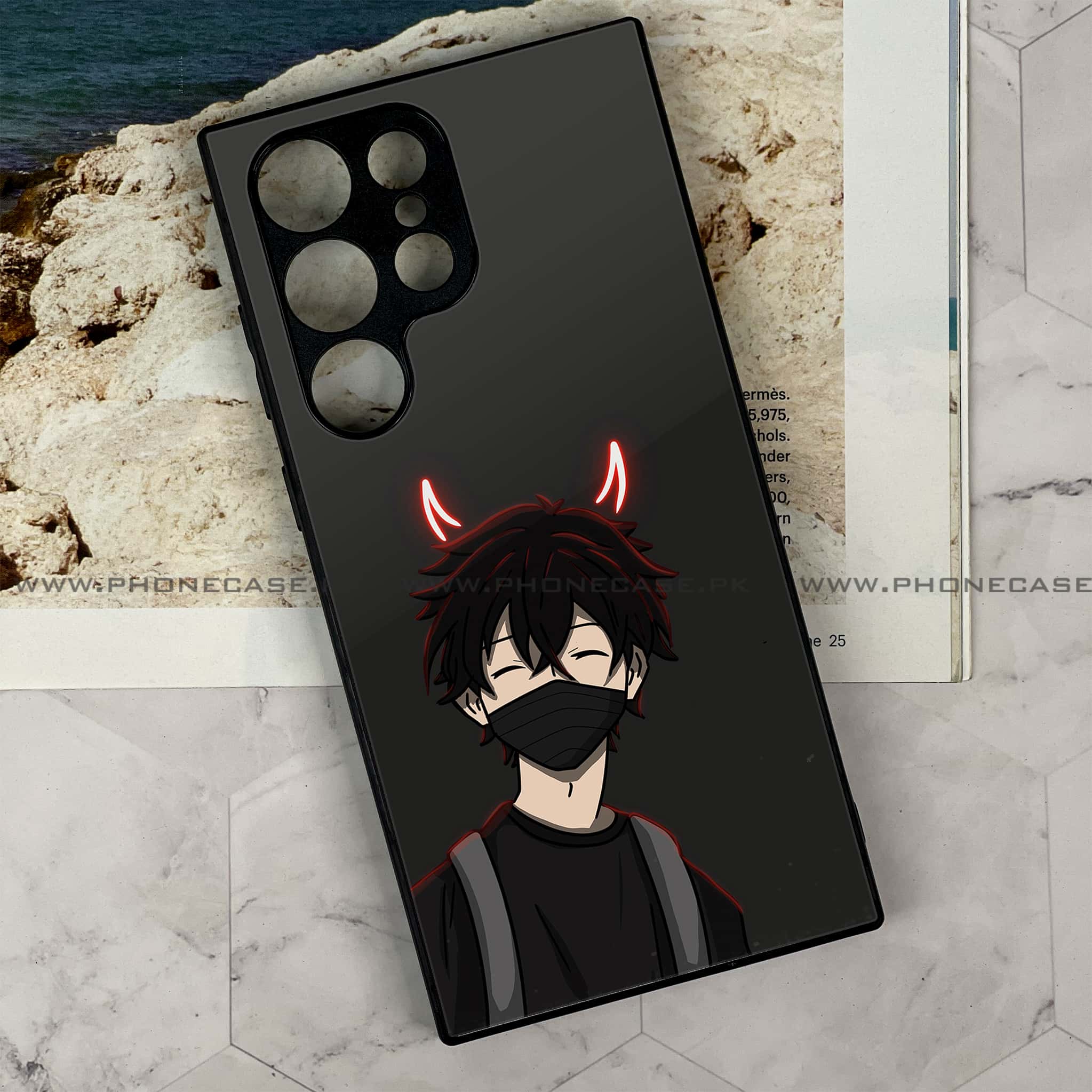Samsung Galaxy S24 Ultra - Anime Series - Premium Metal Printed soft Bumper shock Proof Case