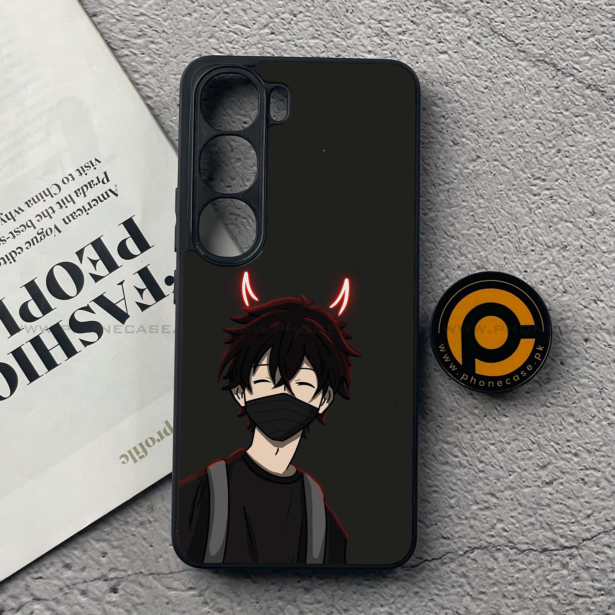 Vivo V40 Lite (IDN) - Anime Series - Premium Metal Printed soft Bumper Shock Proof Case