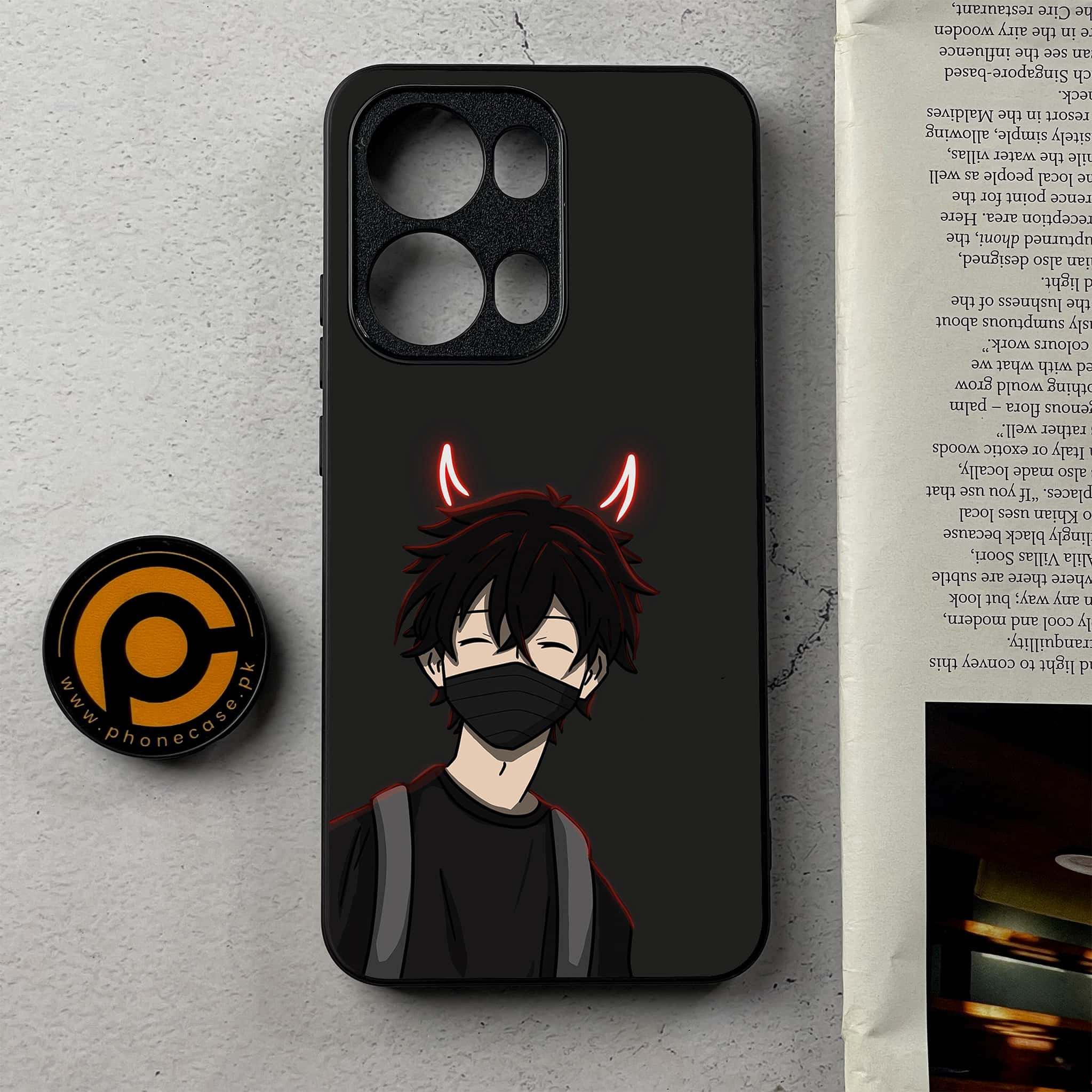 Oppo Reno 13 Pro - Anime Series - Premium Metal Printed Soft Bumper Shockproof Case