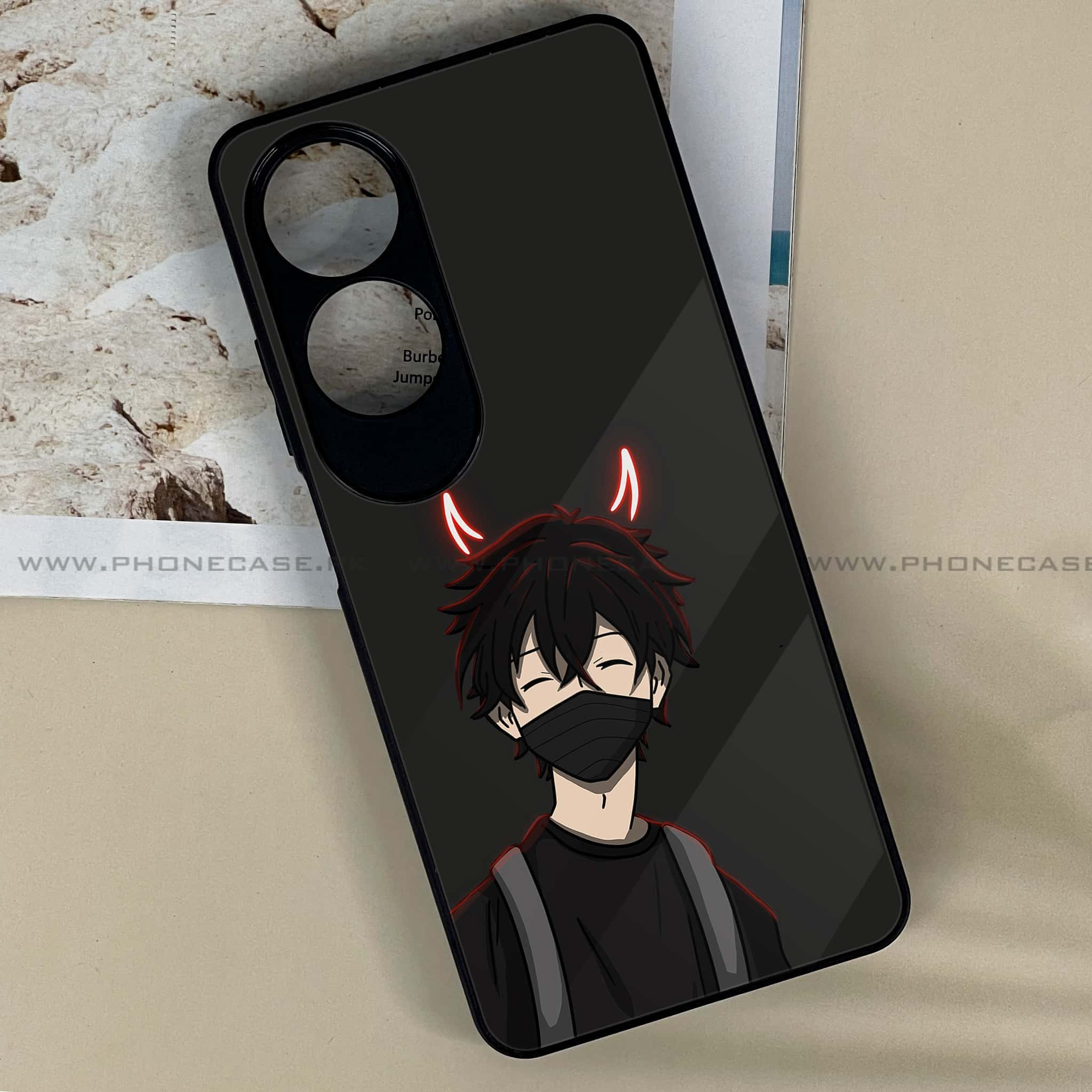 Oppo A60 - Anime Series - Premium Printed Metal soft Bumper shock Proof Case