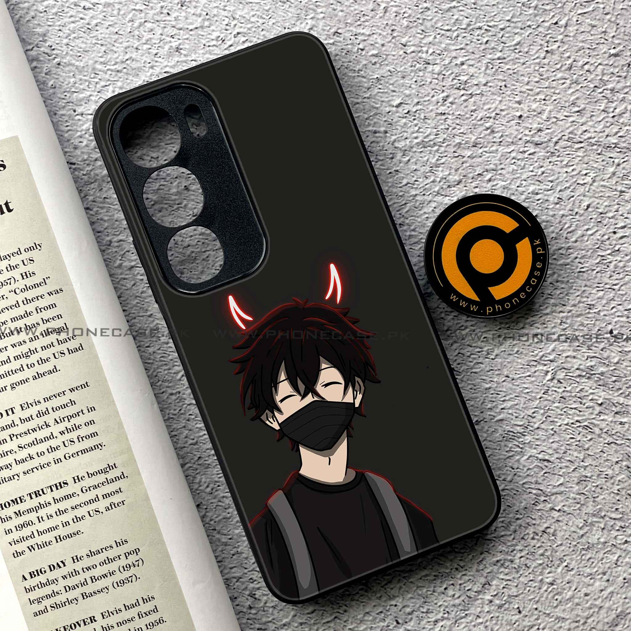 Vivo Y19s Pro - Anime Series - Premium Metal Printed soft Bumper shock Proof Case