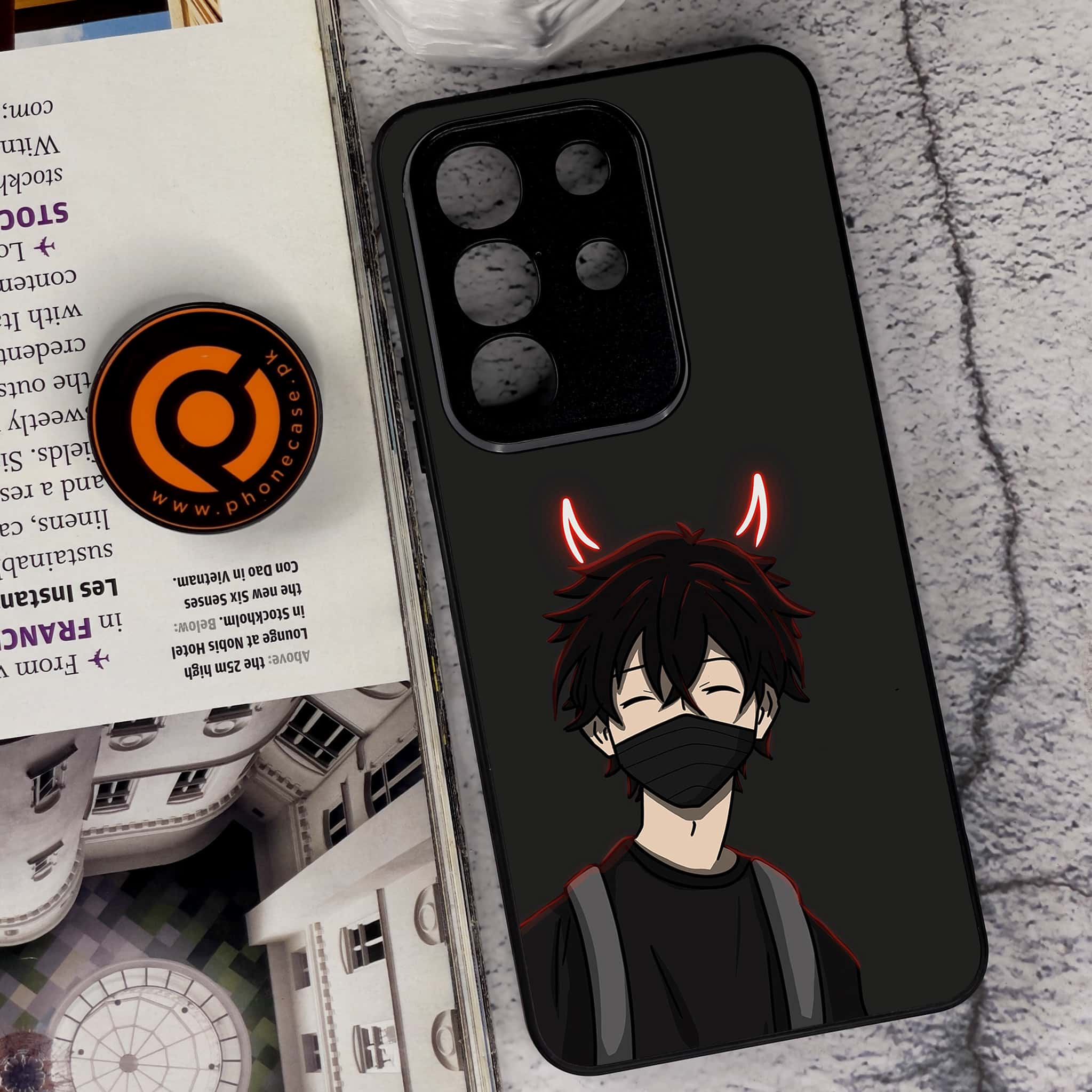 Vivo Y29 4G - Anime Series - Premium Metal Printed soft Bumper Shock Proof Case