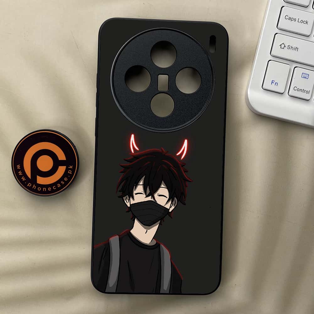Vivo X200 - Anime Series - Premium Metal  Printed soft Bumper shock Proof Case