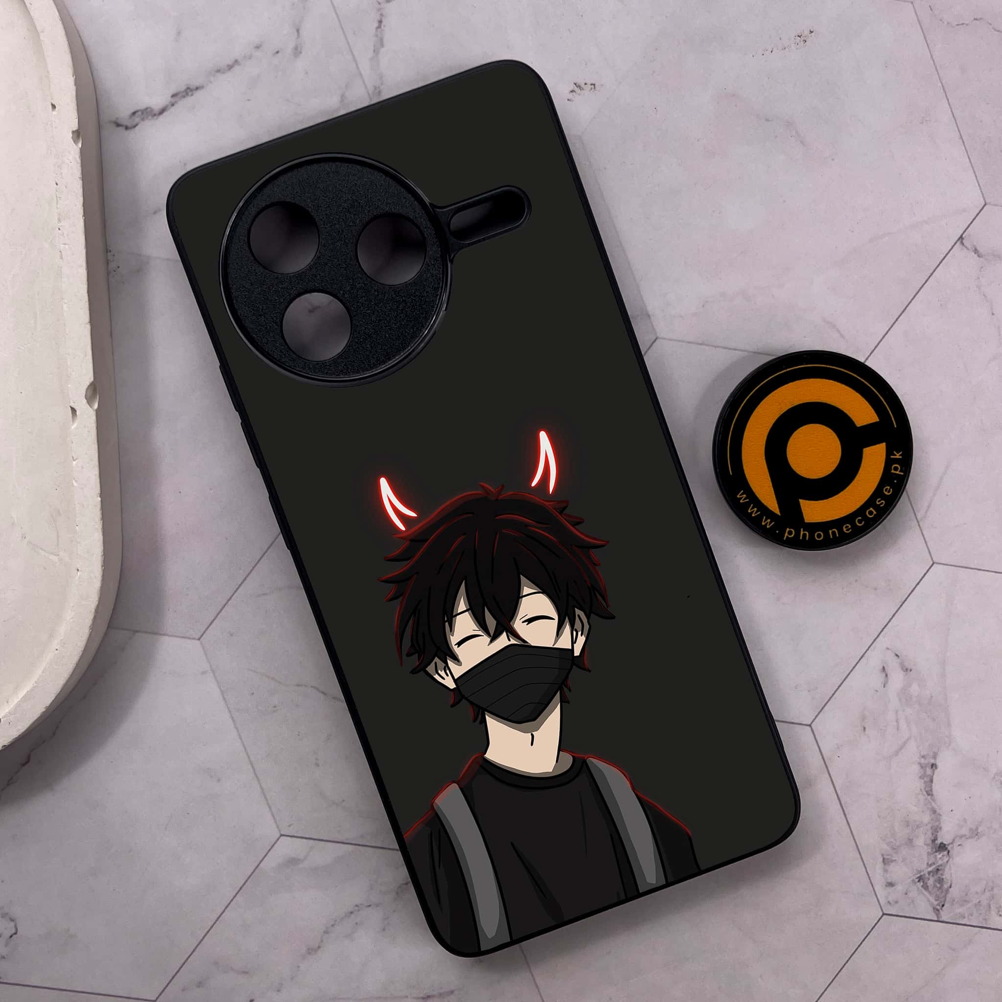 Xiaomi Poco F7 Pro 5G - Anime Series - Premium Metal Printed soft Bumper shock Proof Case
