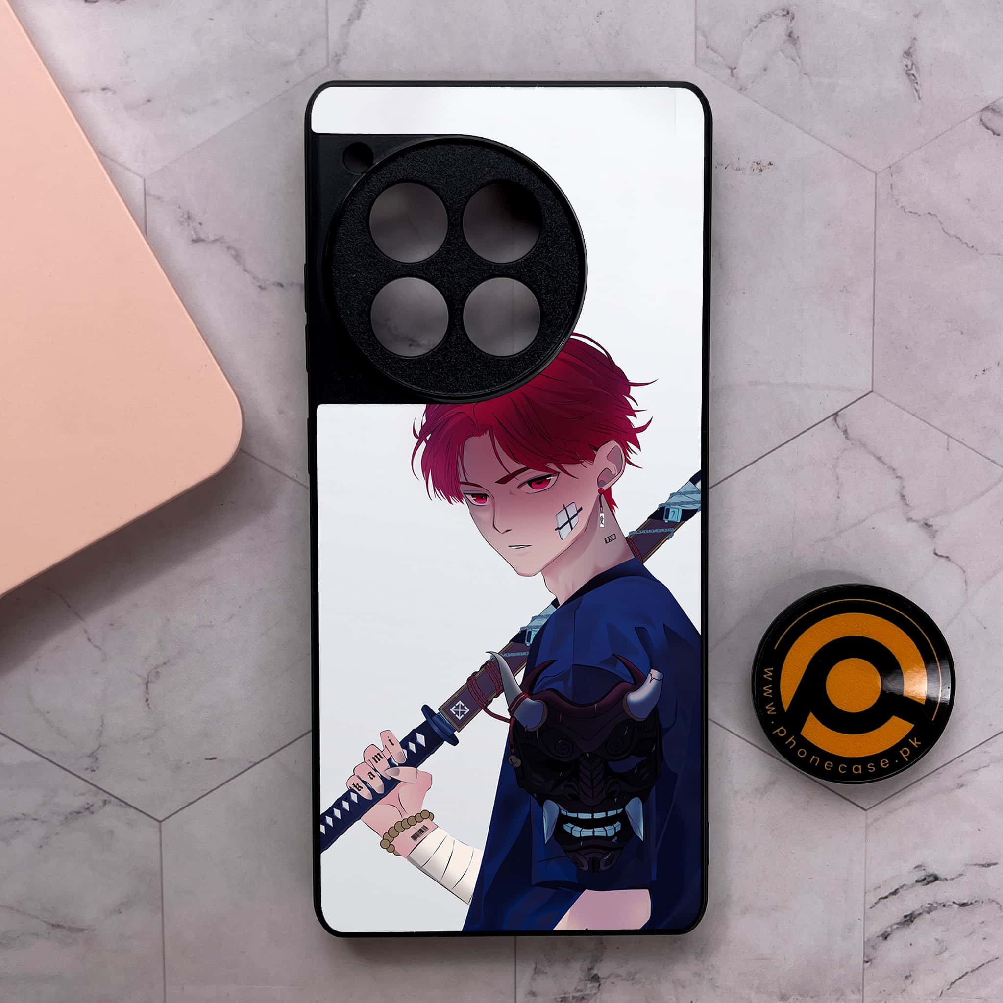 OnePlus 12R - Anime Series - Premium Metal Printed soft Bumper shock Proof Case