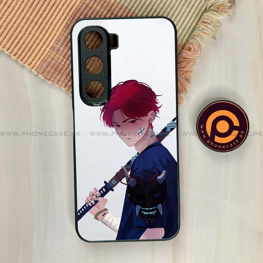 Infinix Hot 60i - Anime Series - Premium Metal Printed soft Bumper shock Proof Case