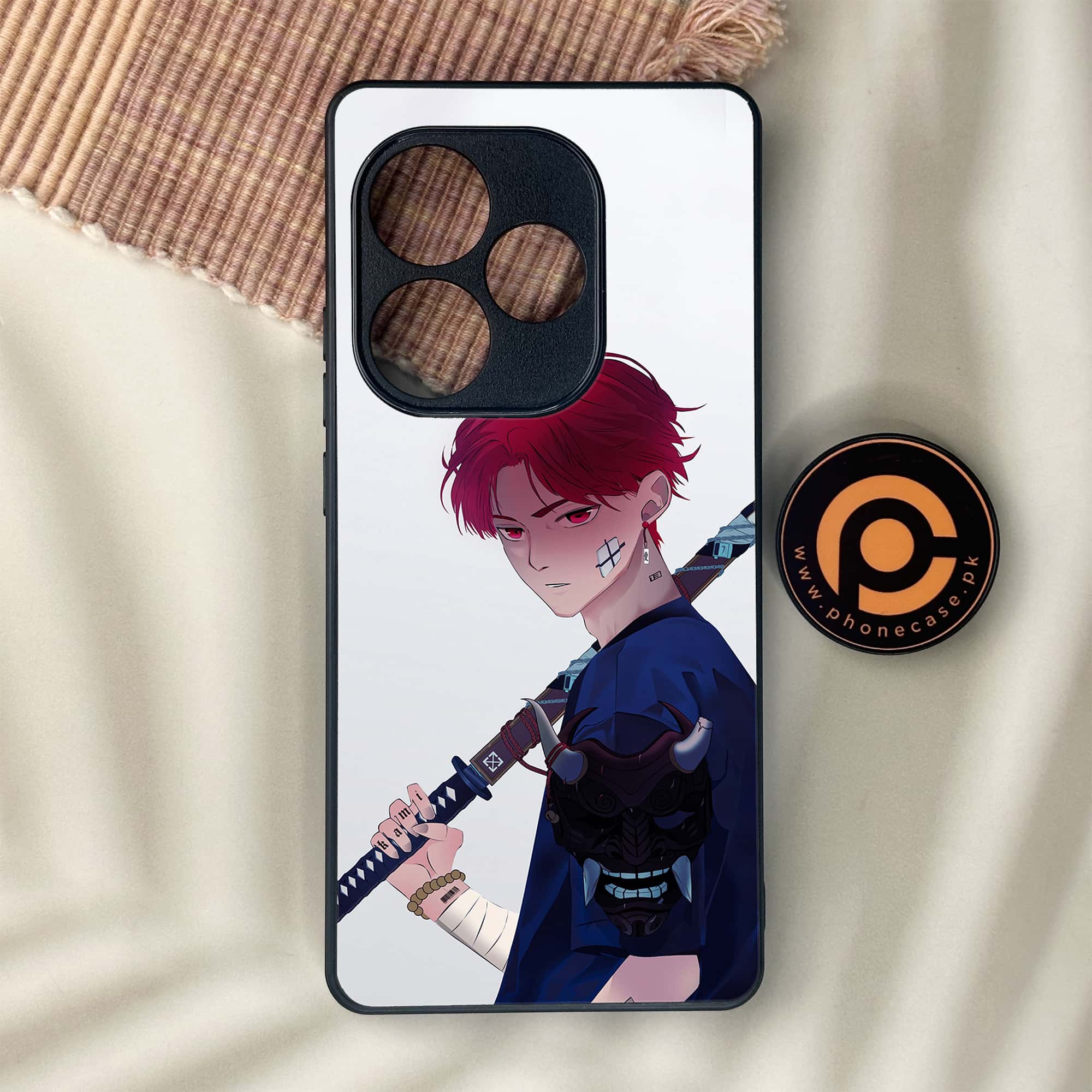 Realme GT 6 - Anime Series - Premium Metal Printed soft Bumper shock Proof Case