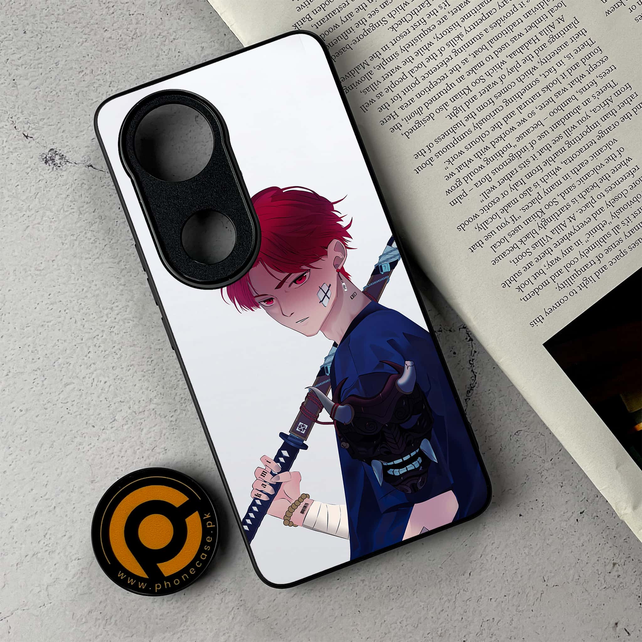 Vivo V50 - Anime Series - Premium Metal Printed Soft Bumper Shockproof Case