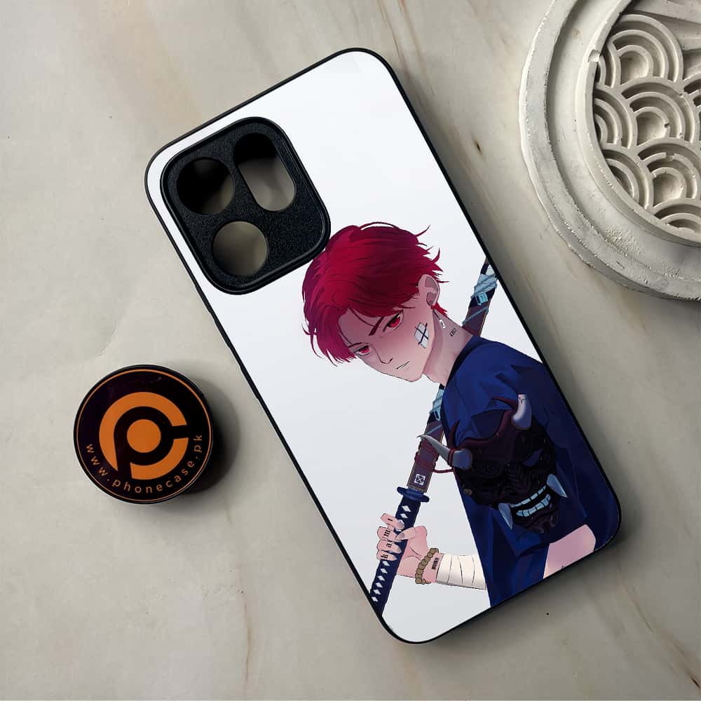 Oppo Reno 14F - Anime Series - Premium Metal Printed Soft Bumper Shockproof Case
