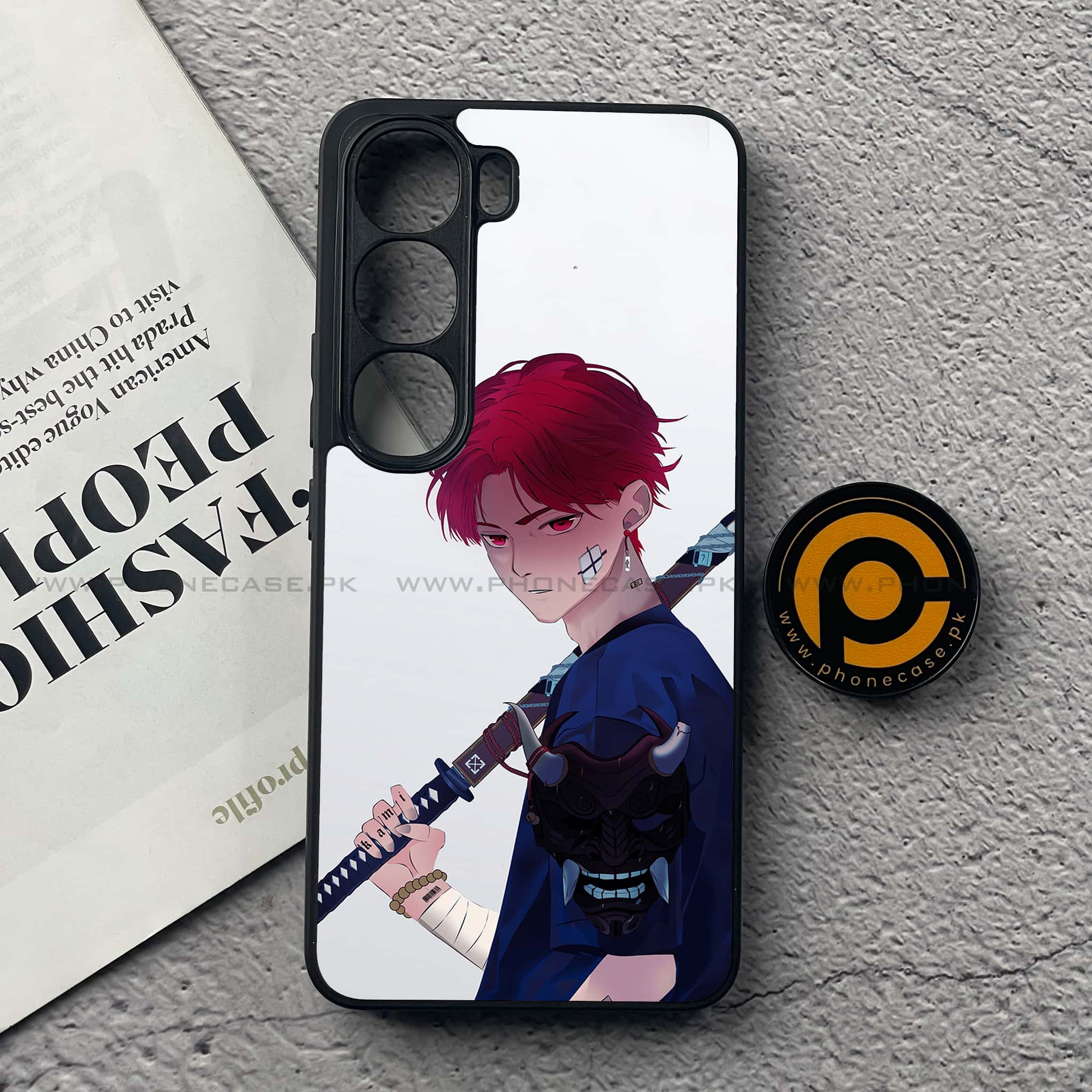Vivo V40 Lite (IDN) - Anime Series - Premium Metal Printed soft Bumper Shock Proof Case