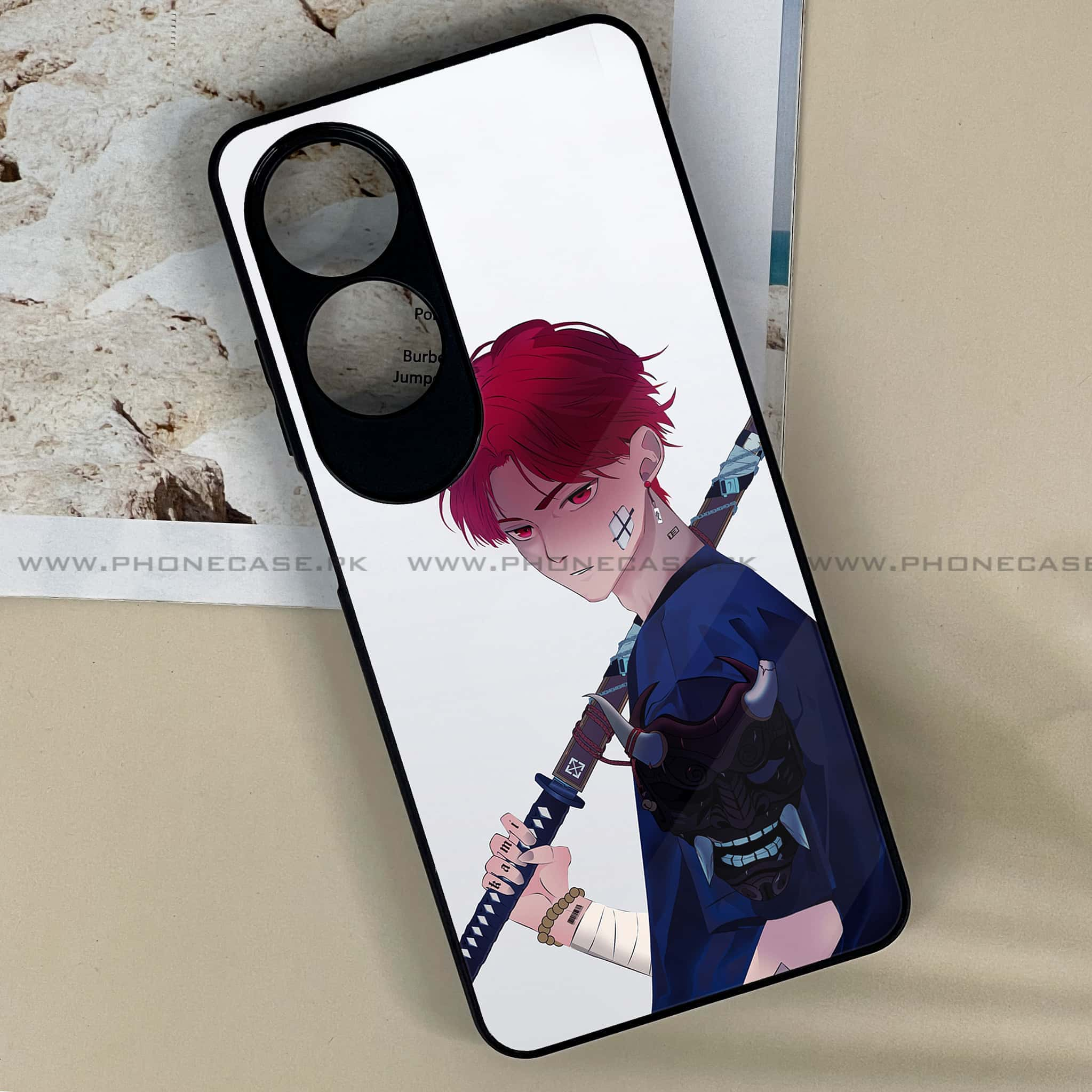 Oppo A60 - Anime Series - Premium Printed Metal soft Bumper shock Proof Case