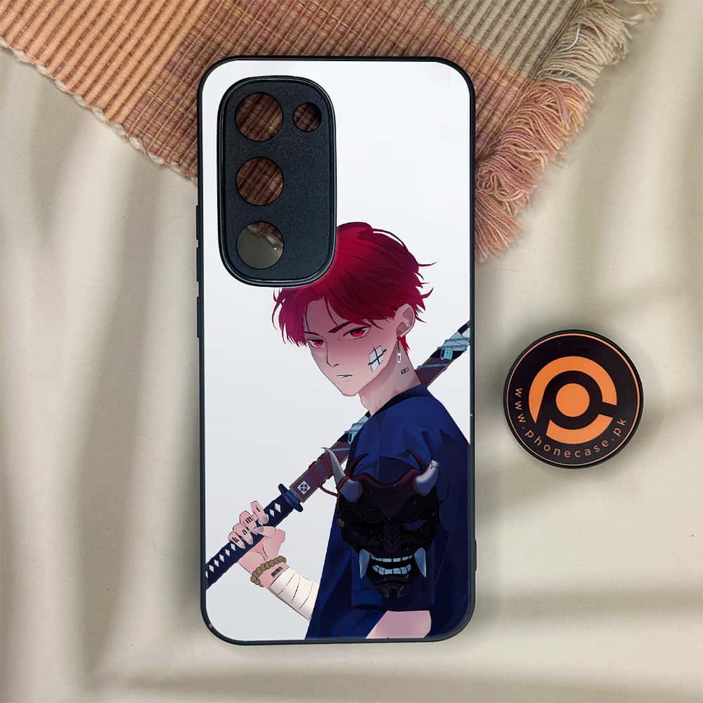Tecno Spark 40 Pro Plus - Anime Series - Premium Metal Printed soft Bumper shock Proof Case
