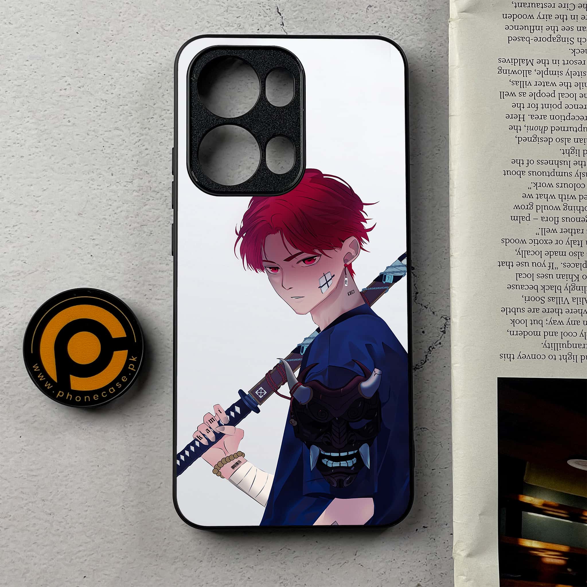 Oppo Reno 13 Pro - Anime Series - Premium Metal Printed Soft Bumper Shockproof Case