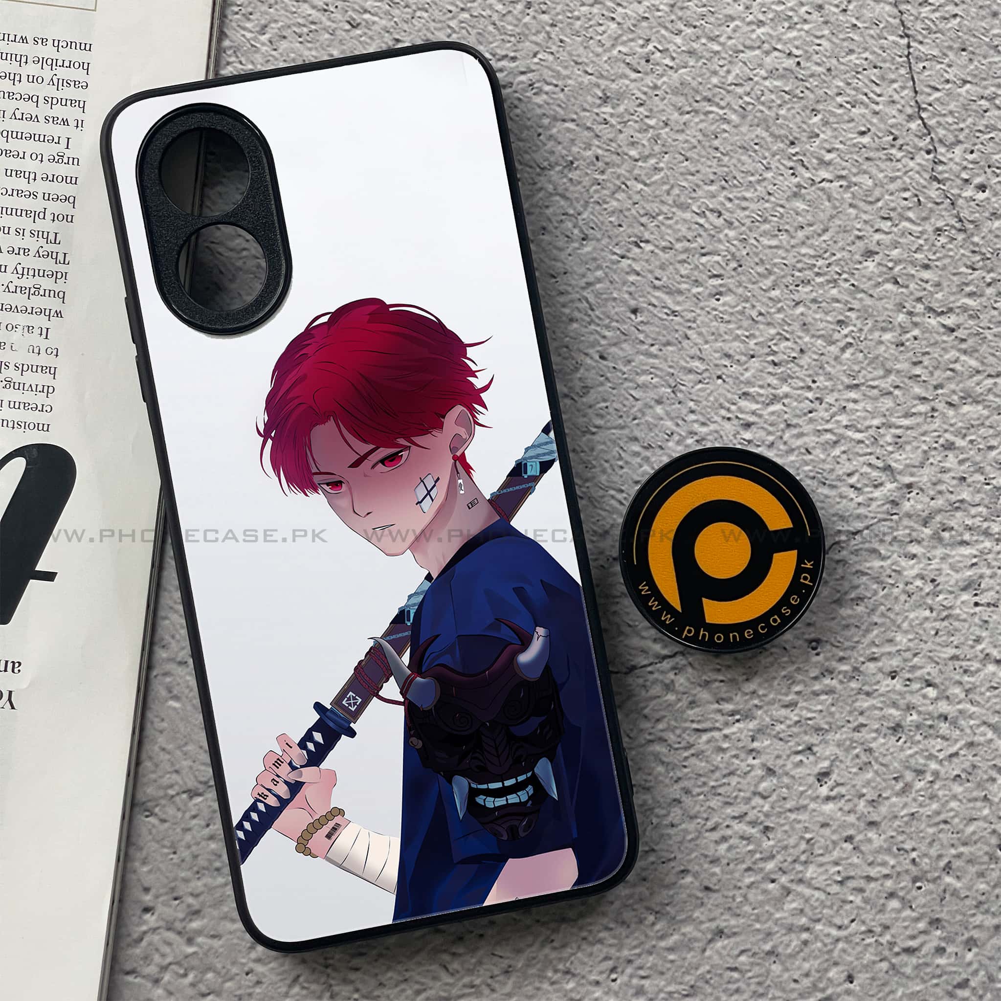 Oppo A38 4G - Anime Series - Premium Printed Metal soft Bumper shock Proof Case
