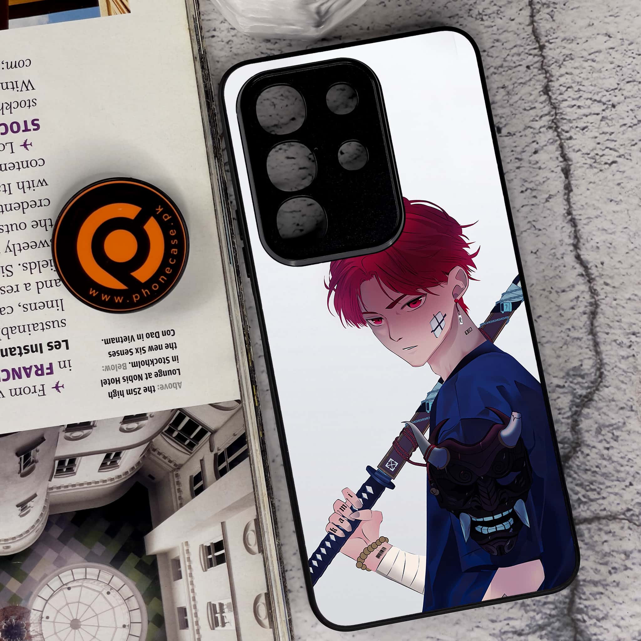 Vivo Y29 4G - Anime Series - Premium Metal Printed soft Bumper Shock Proof Case