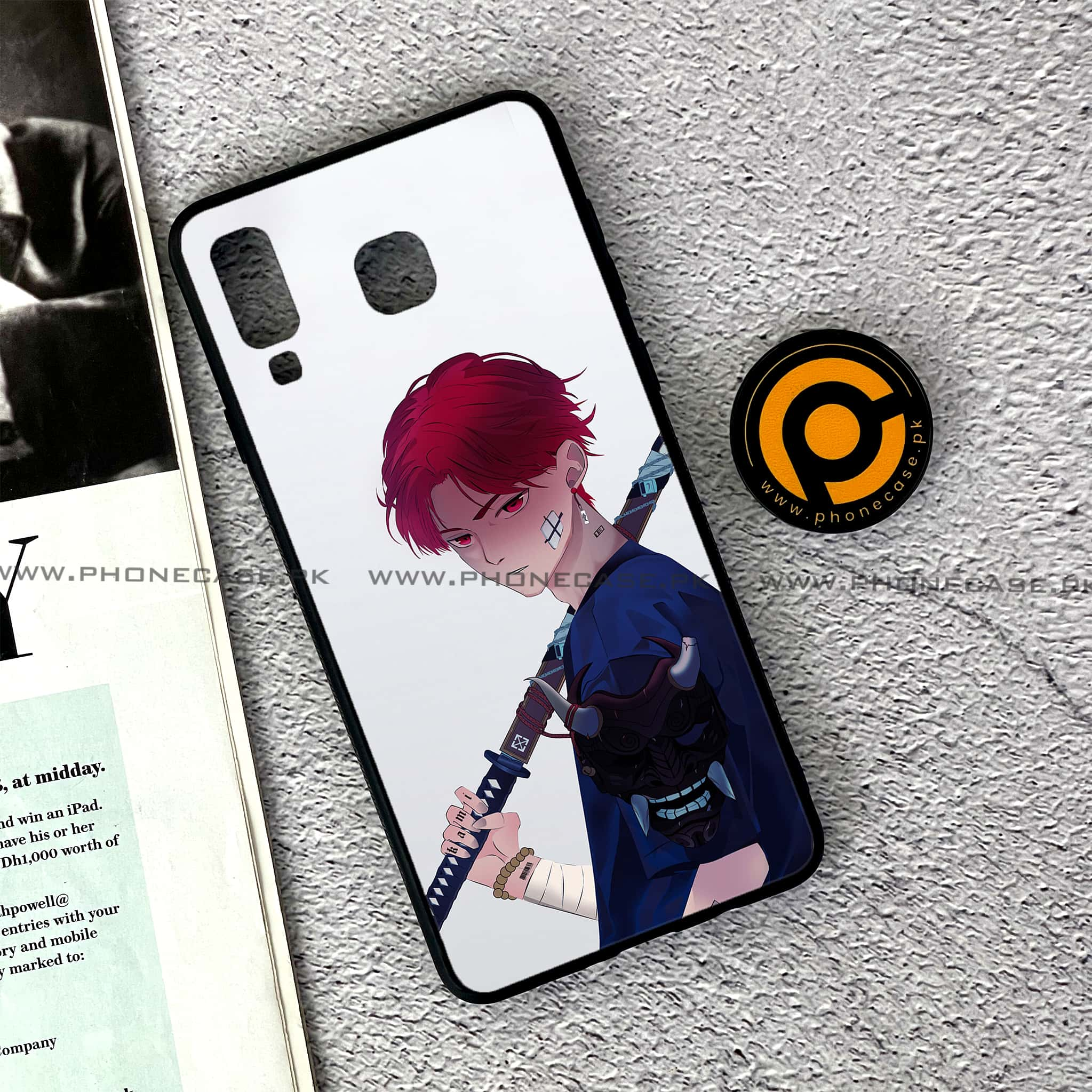 Samsung Galaxy A8 Star(A9 Star) - Anime Series - Premium Printed Glass soft Bumper shock Proof Case