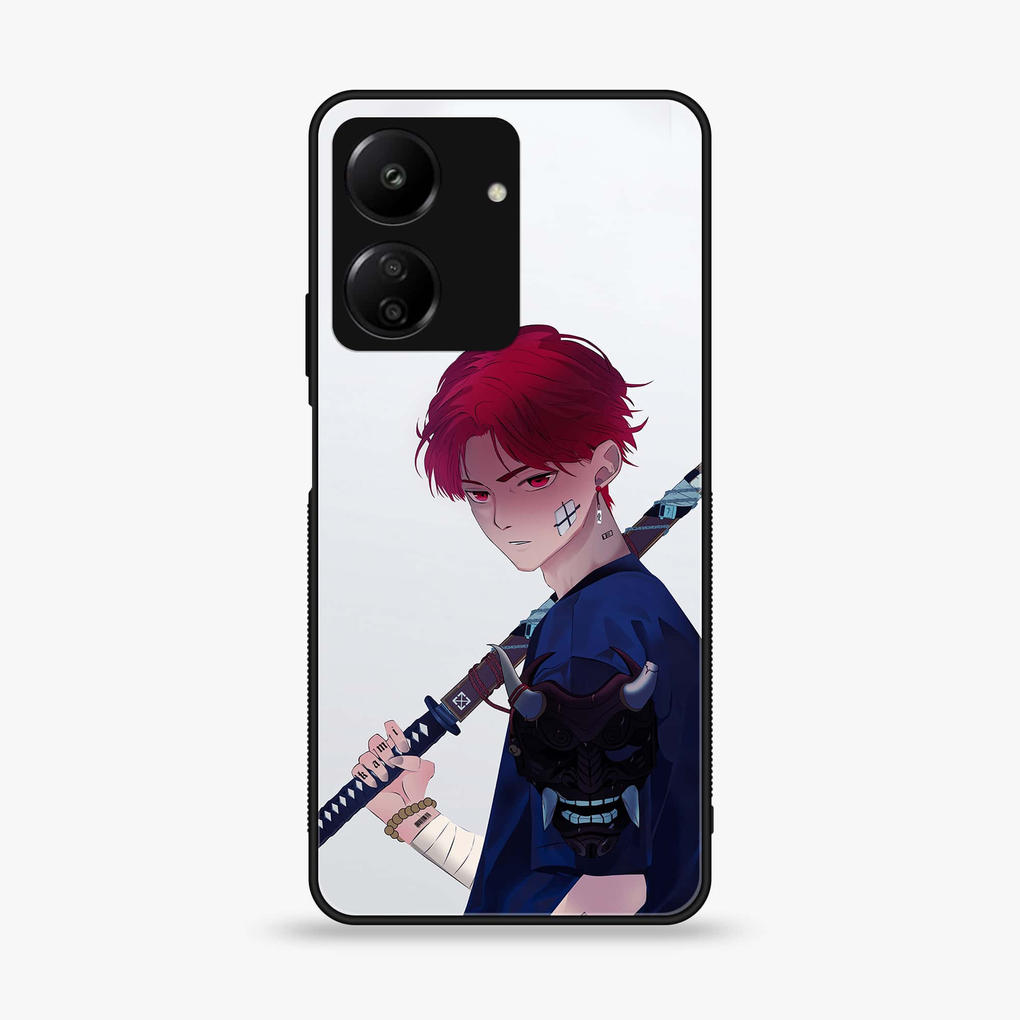 Xiaomi Poco C65 - Anime Series - Premium Printed Glass soft Bumper shock Proof Case