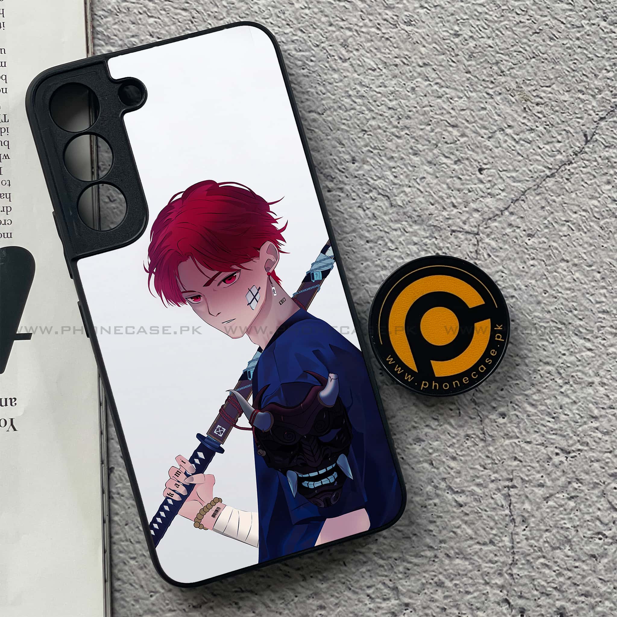 Samsung Galaxy S22 - Anime Series - Premium Metal Printed soft Bumper shock Proof Case