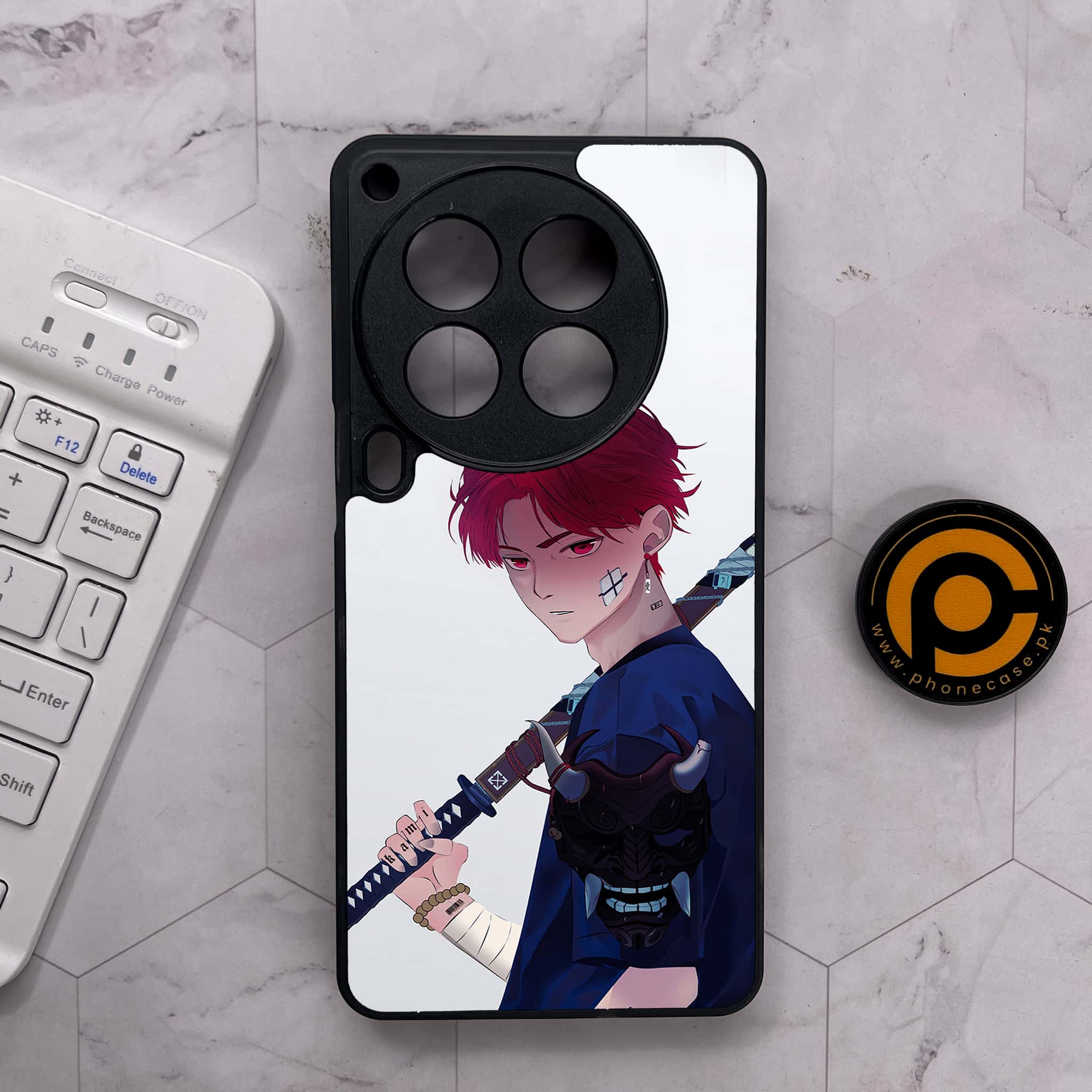 Tecno Camon 30 Premier - Anime Series - Premium Metal Printed soft Bumper shock Proof Case