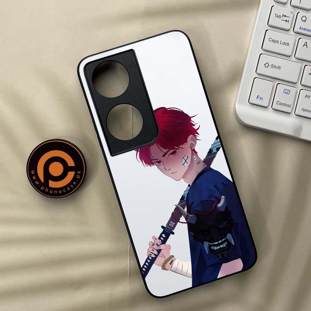 Honor X7b - Anime Series - Premium Metal  Printed soft Bumper shock Proof Case
