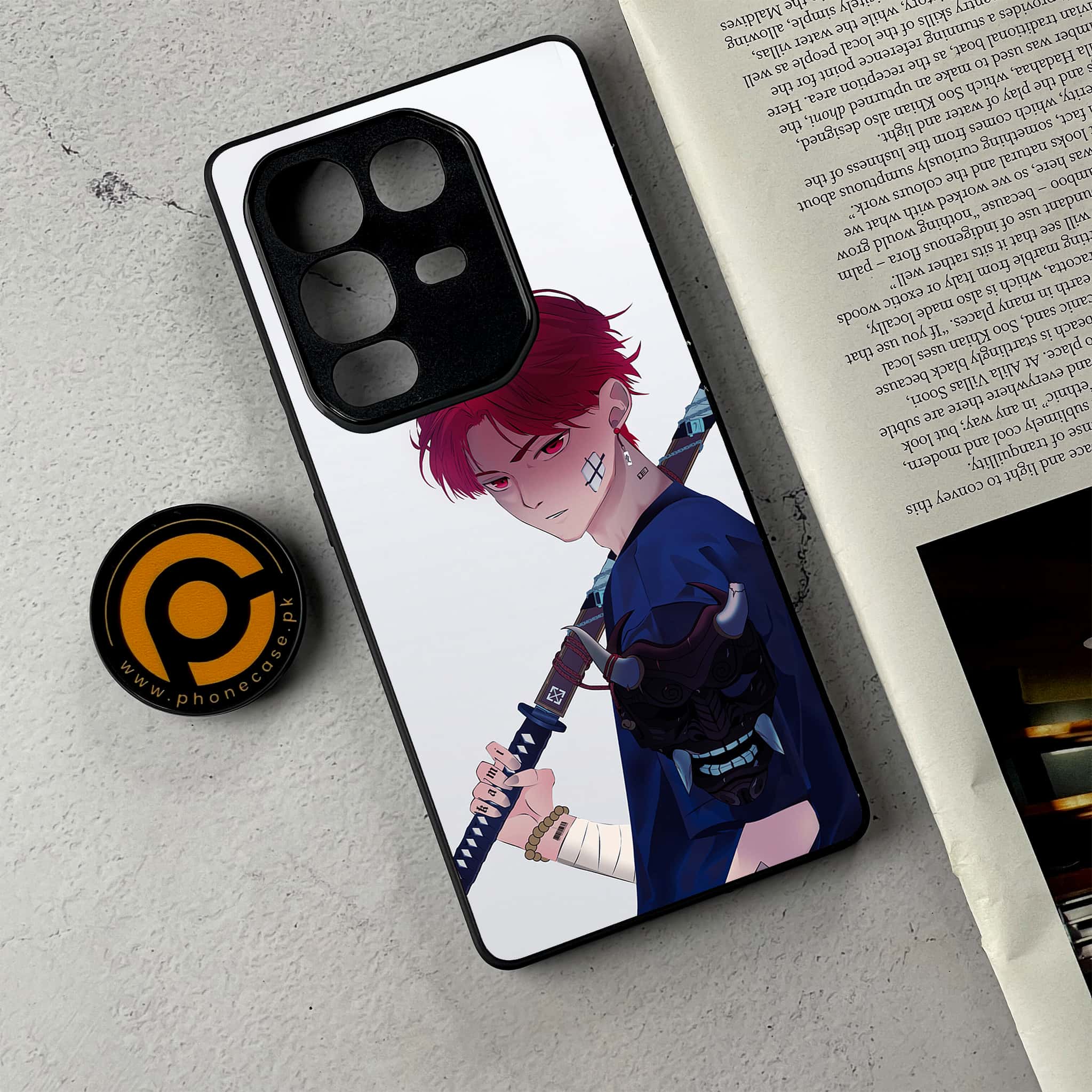 Infinix Note 50 Pro Plus - Anime Series - Premium Metal Printed Soft Bumper Shockproof Case